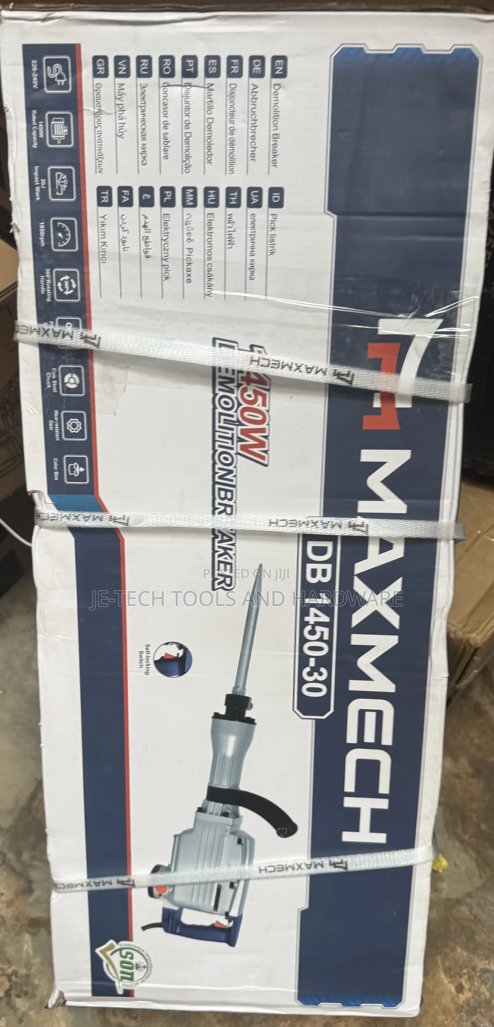 Maxmech Demolition Breaker, Model Db 1450-30.