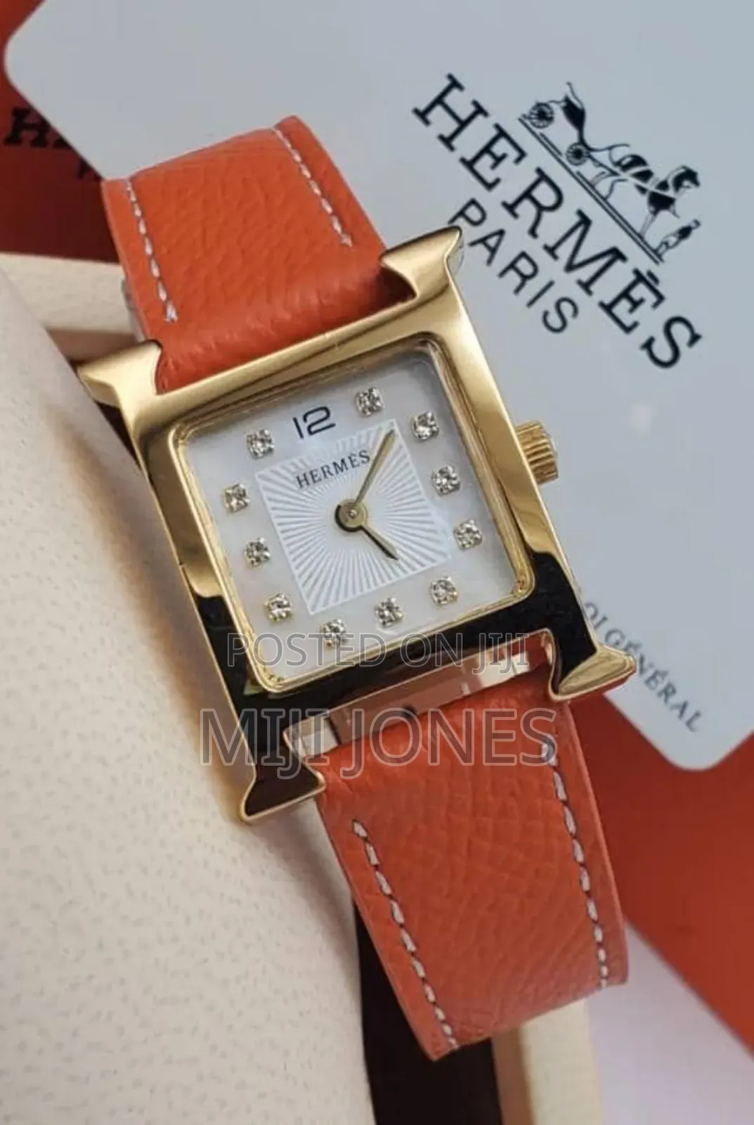 Hermès Women's Watch - Luxurious Leather Strap, Battery Powered*