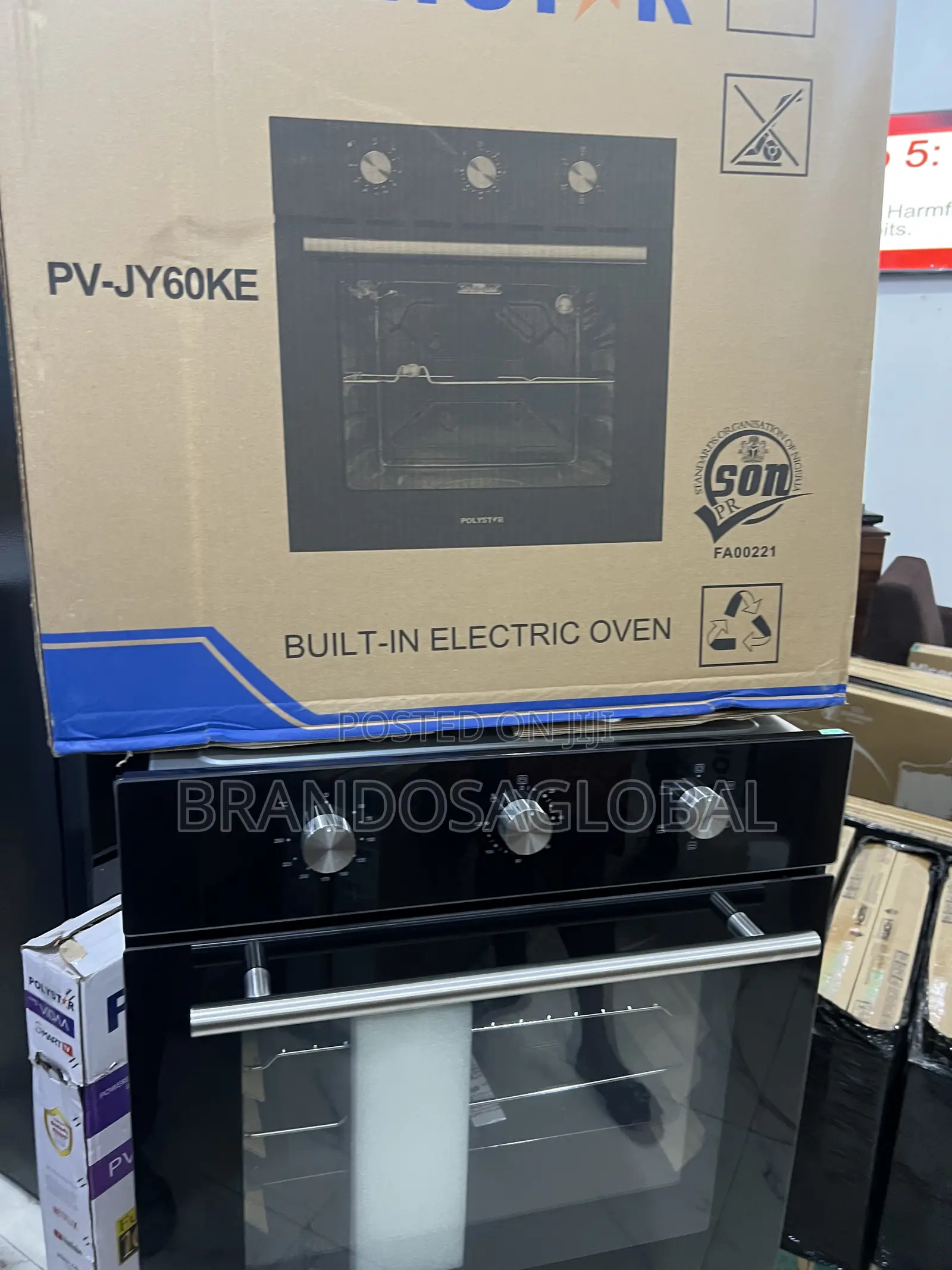 Brand New Polystar Pv-Jy60ke – Sleek Kitchen Oven