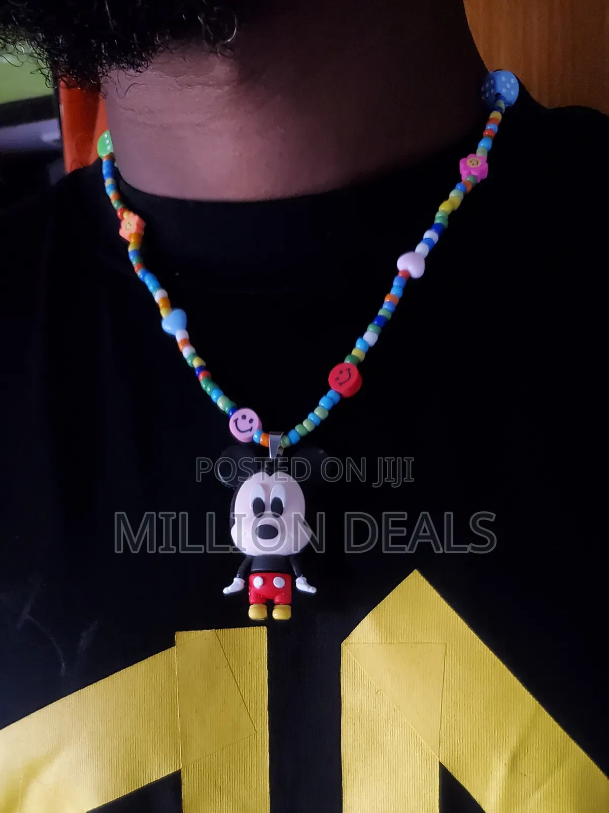 Ski Mouse Inspires Men's Neckpiece