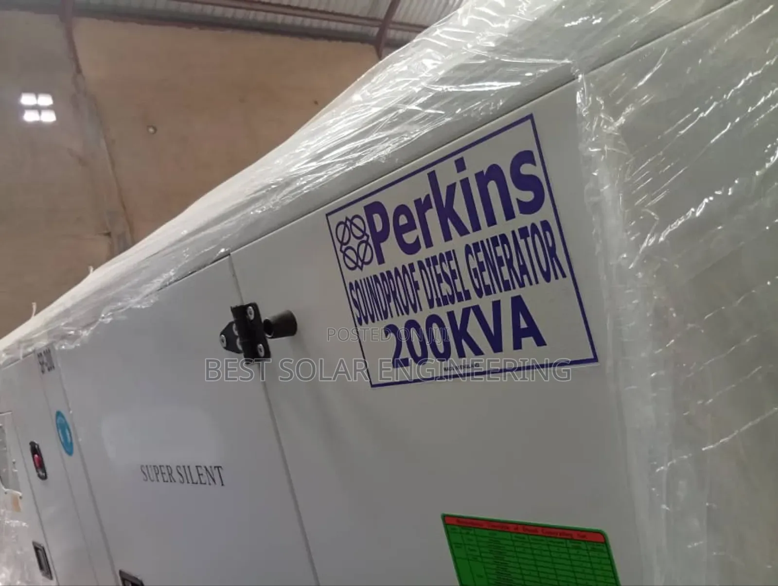 200kva Soundproof Generator Copper Coil (Perkins)