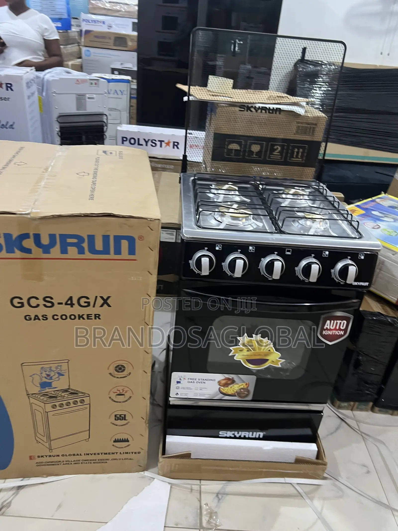Skyrun GCS-4g/X – 4 Gas Burners With High Efficiency