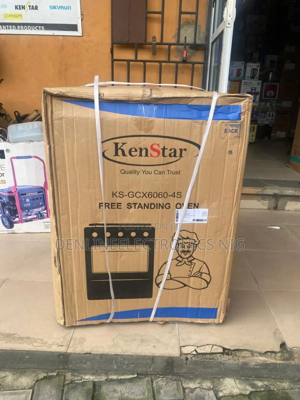 Kenstar 60 by 60 Four Burners Standing Cooker With Oven and Grill .