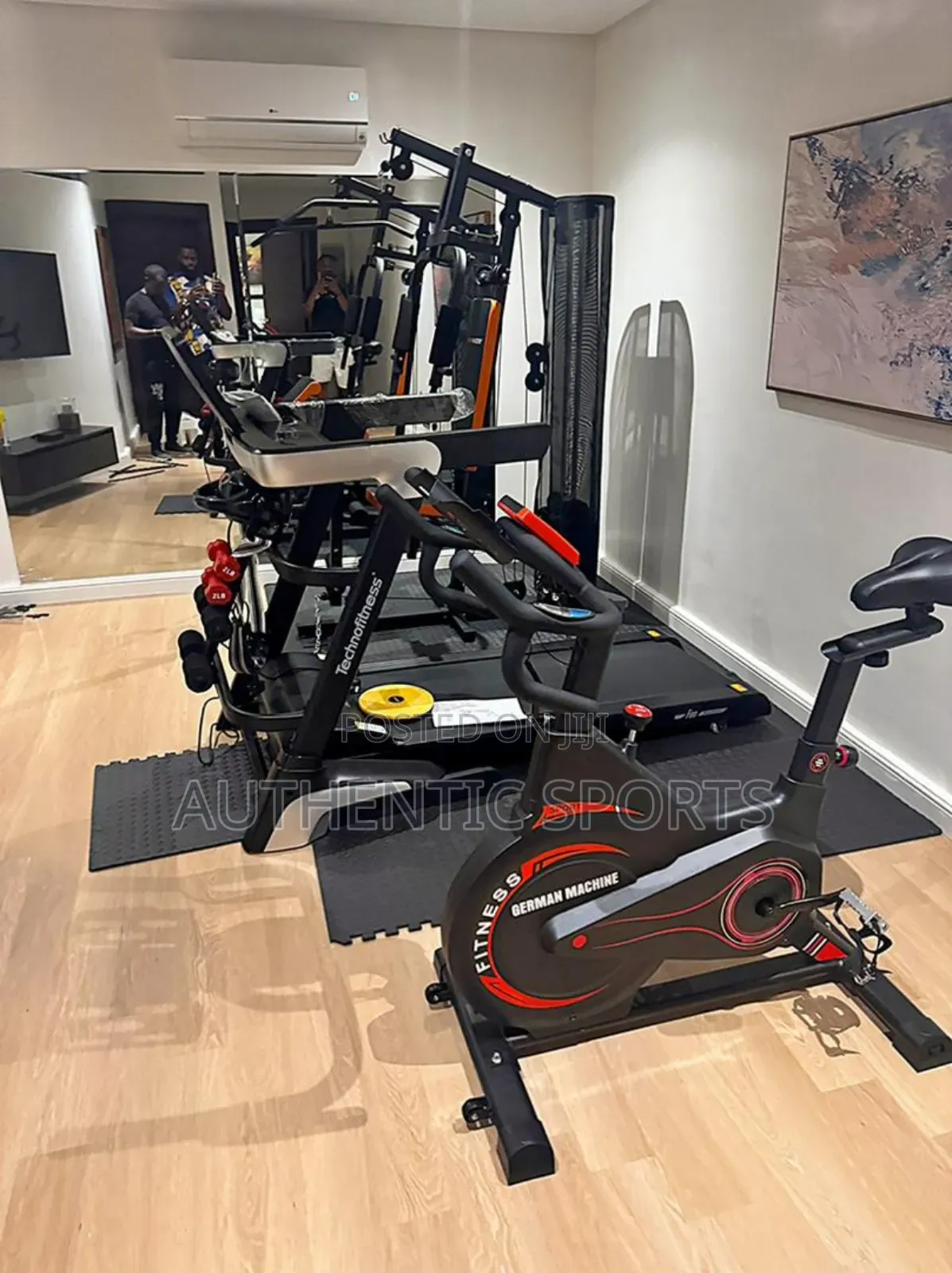 Multi Gym +Treadmill +Spinning Bike+Floor Mat