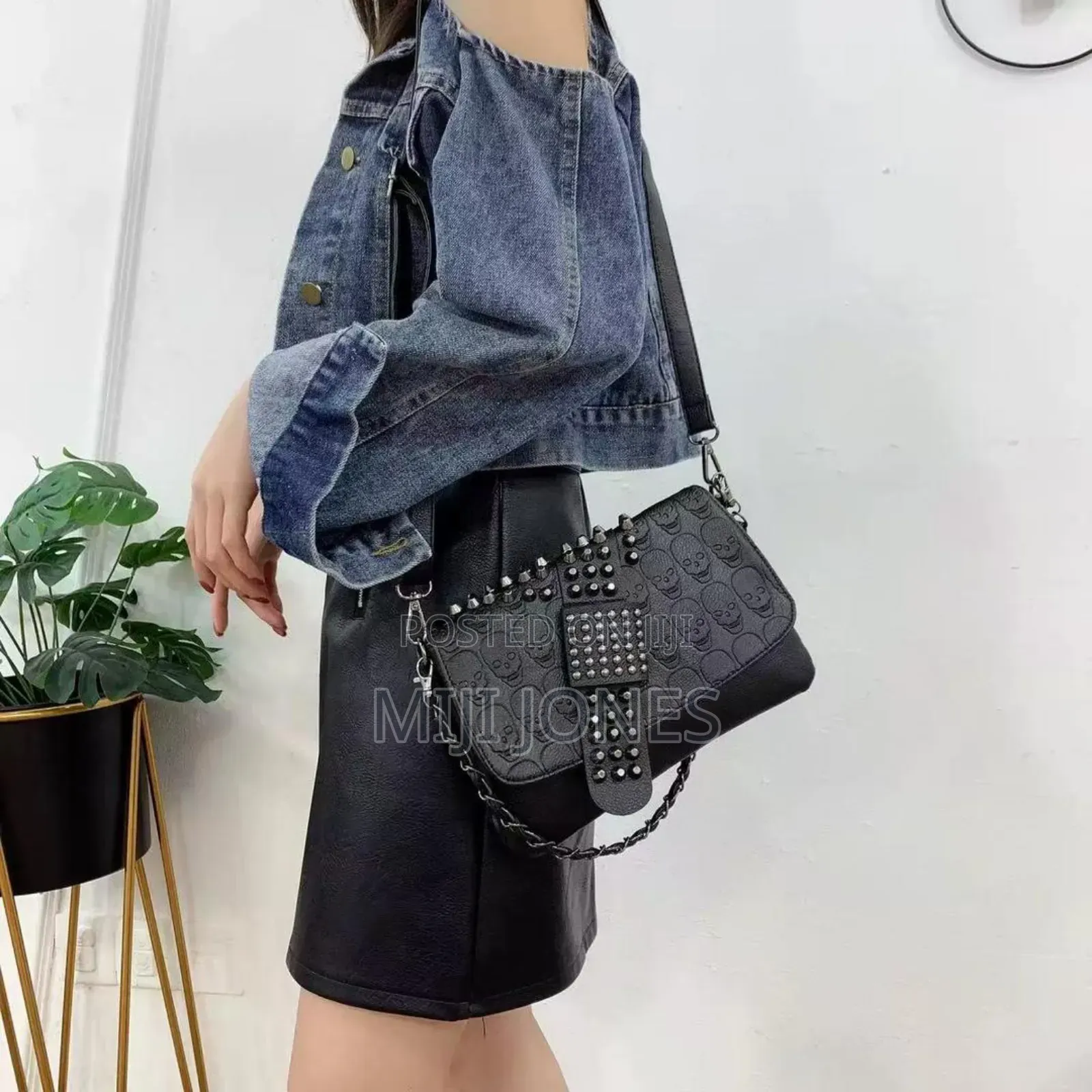 *Minimalist Gothic Cross Bag*