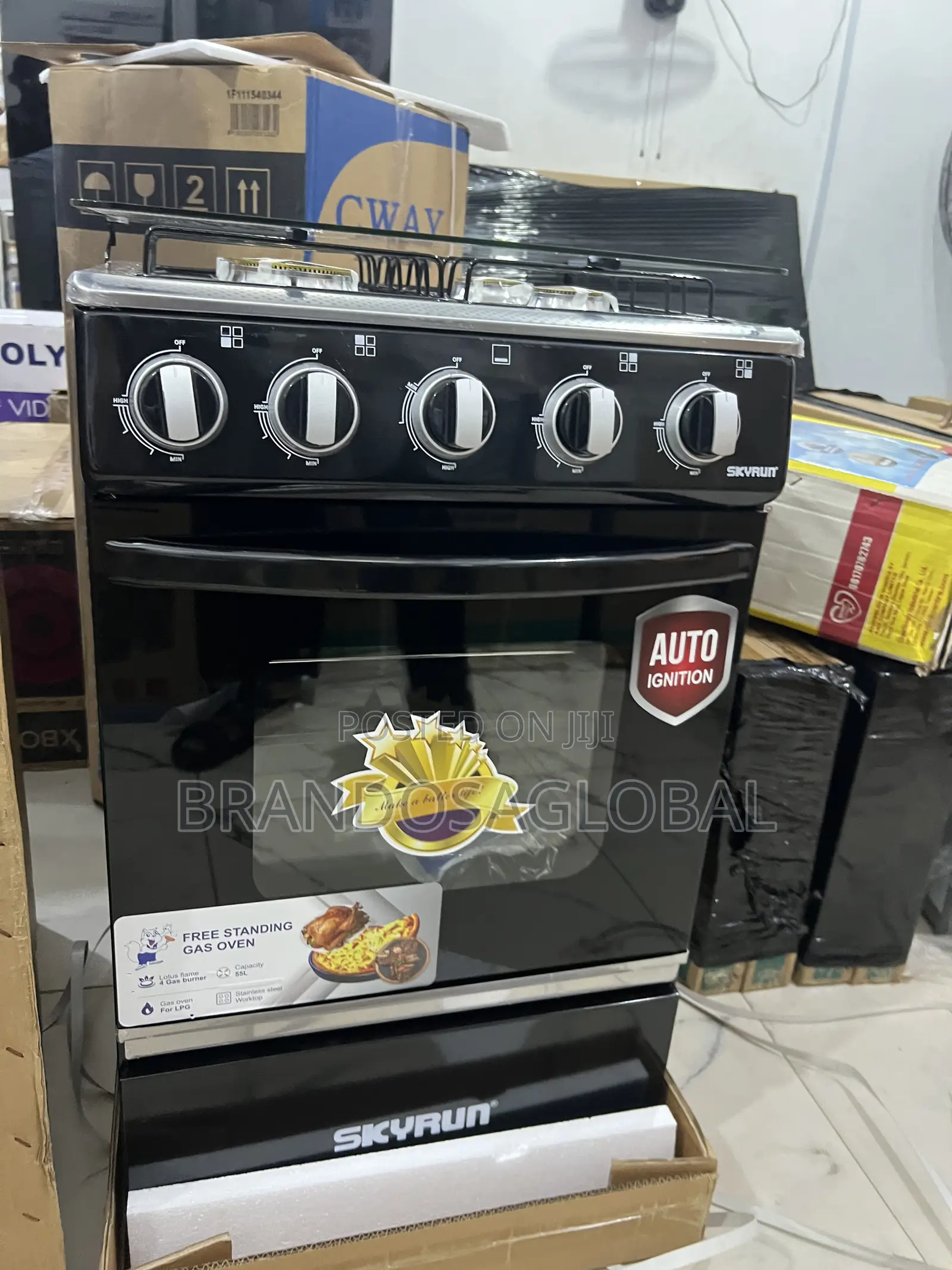 Skyrun GCS-4g/X – 4 Burner Cooker With Strong Frame