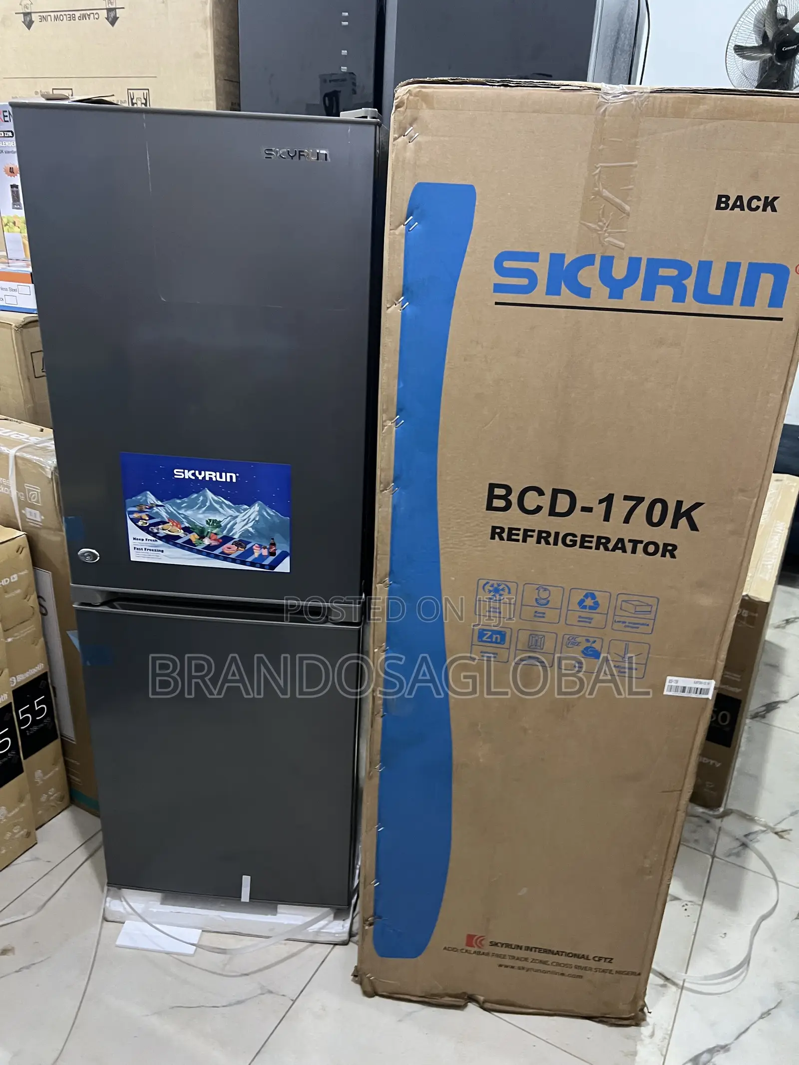 Elite Skyrun Refrigerator 170l Double Door (Bcd-)