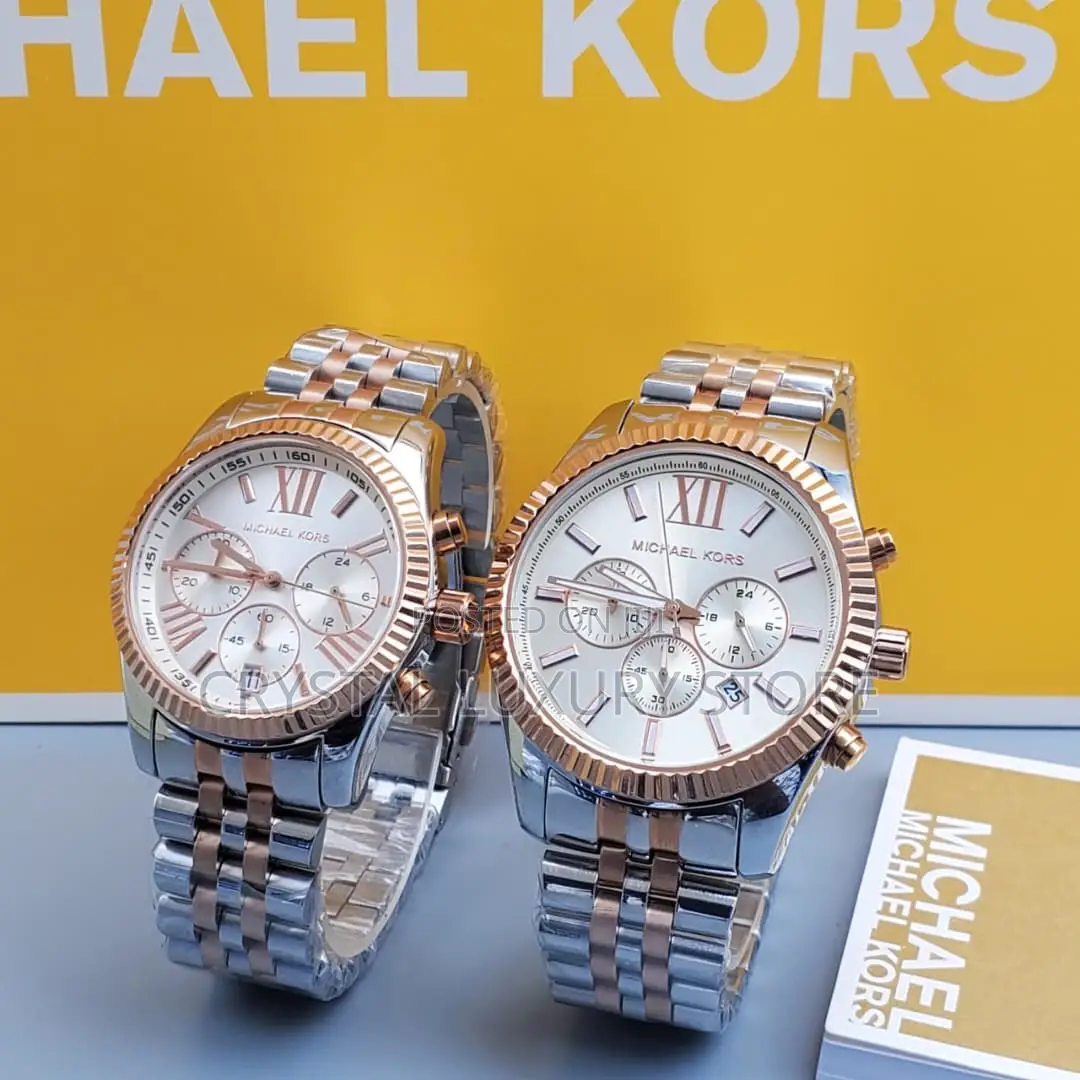 Micheal Kors Quality Luxury Men Chain Strap Wristwatch