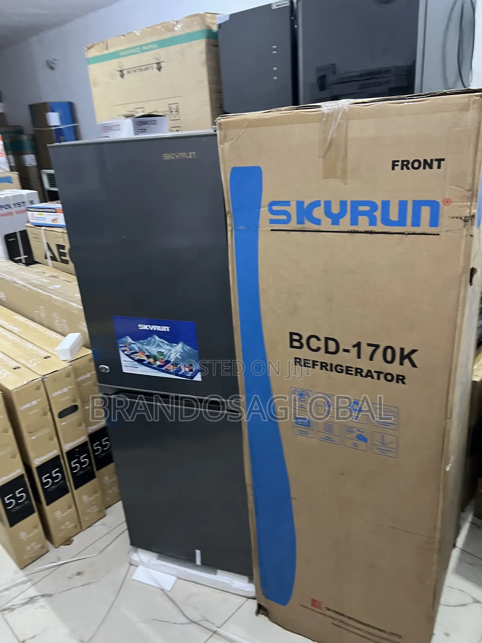Original Skyrun 170l Bottom Freezer Refrigerator – Brand New