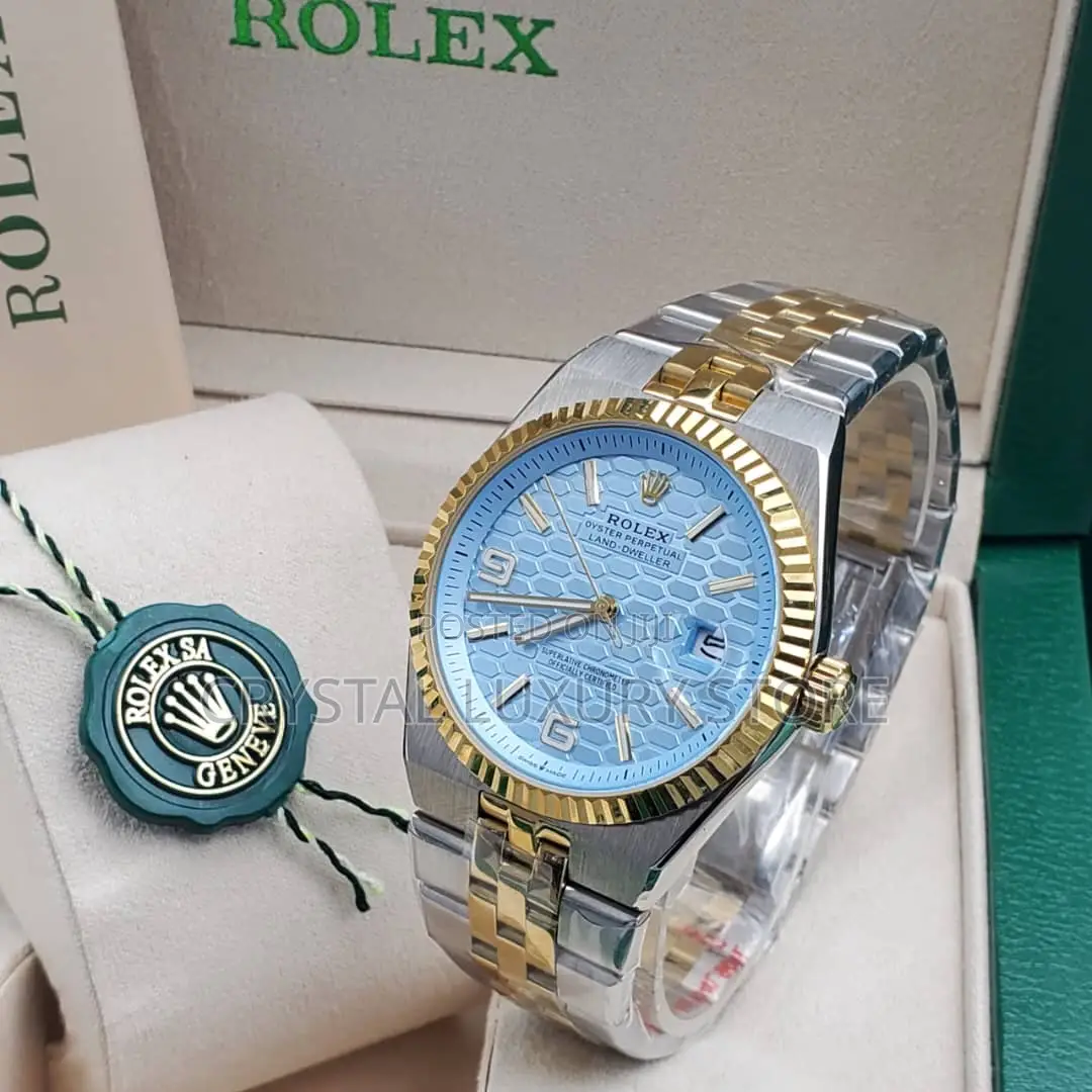Rolex Quality Luxury Men Dweller Chain Strap Wristwatch
