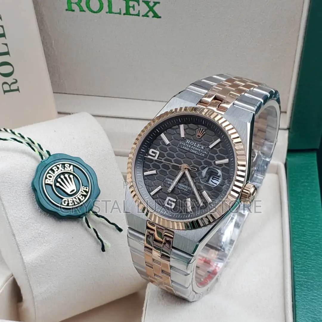 Rolex Quality Luxury Men Dweller Chain Strap Wristwatch
