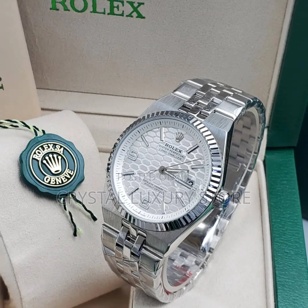 Rolex Quality Luxury Men Dweller Chain Strap Wristwatch