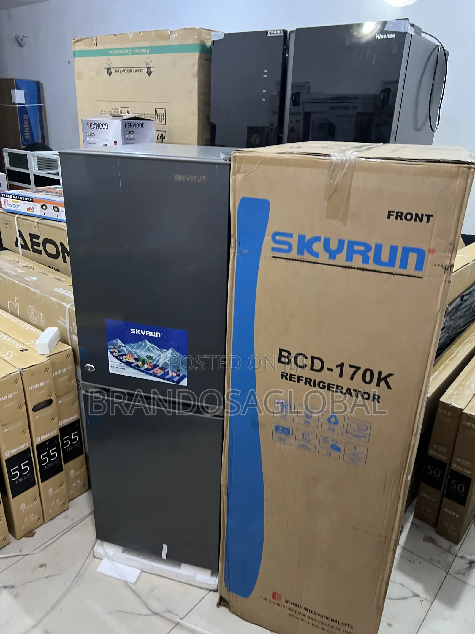 Skyrun BCD- Refrigerator – 2 Door, 170l Capacity