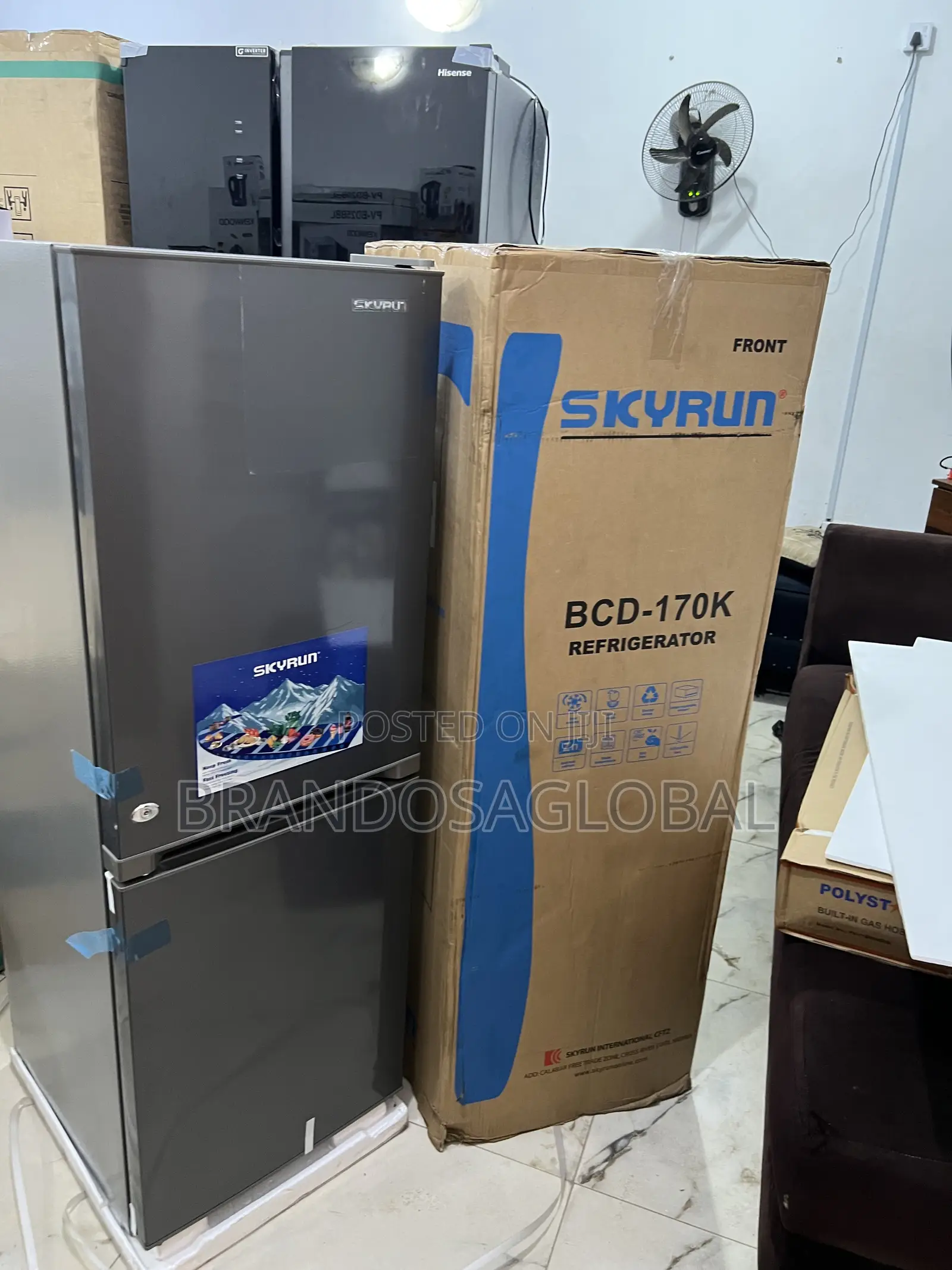 Original Skyrun Refrigerator – 170l Family Size (Bcd-)