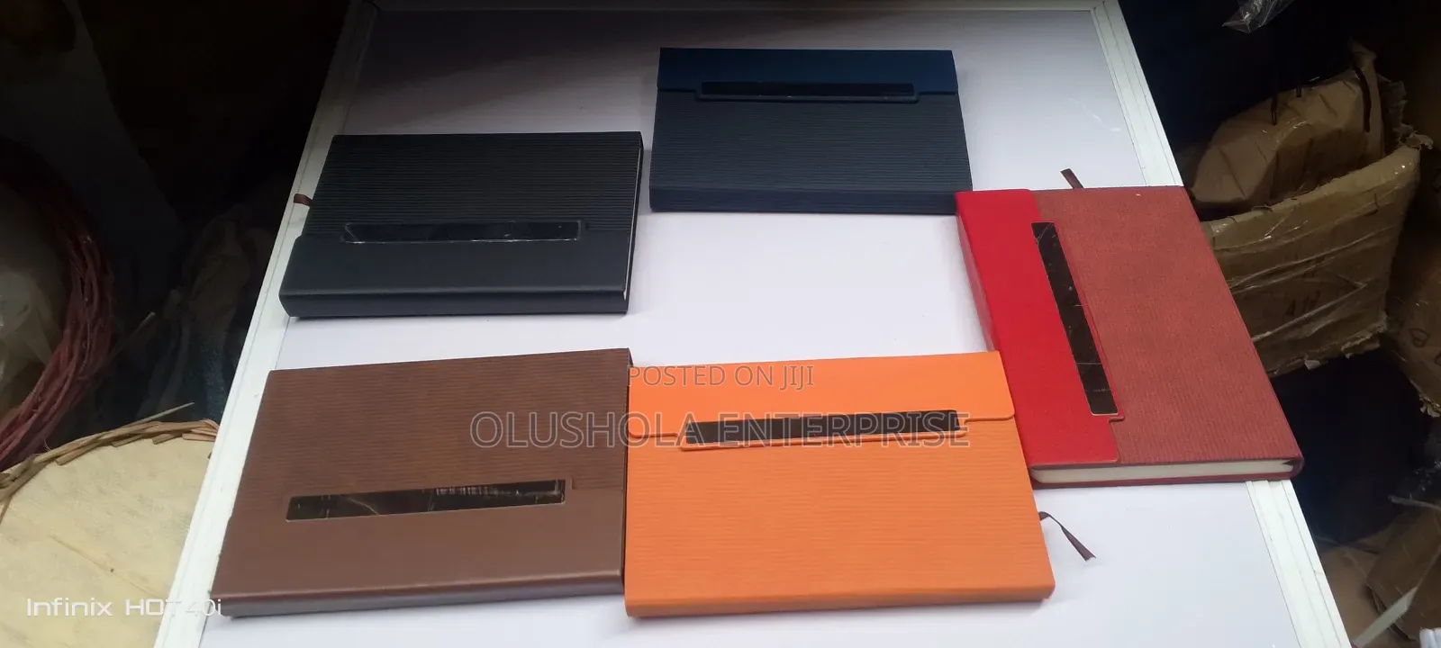 Leither Cover Note Book