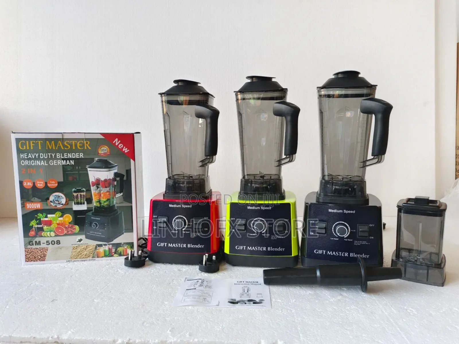 Gift Master Heavy-Duty German Blender(2in1)