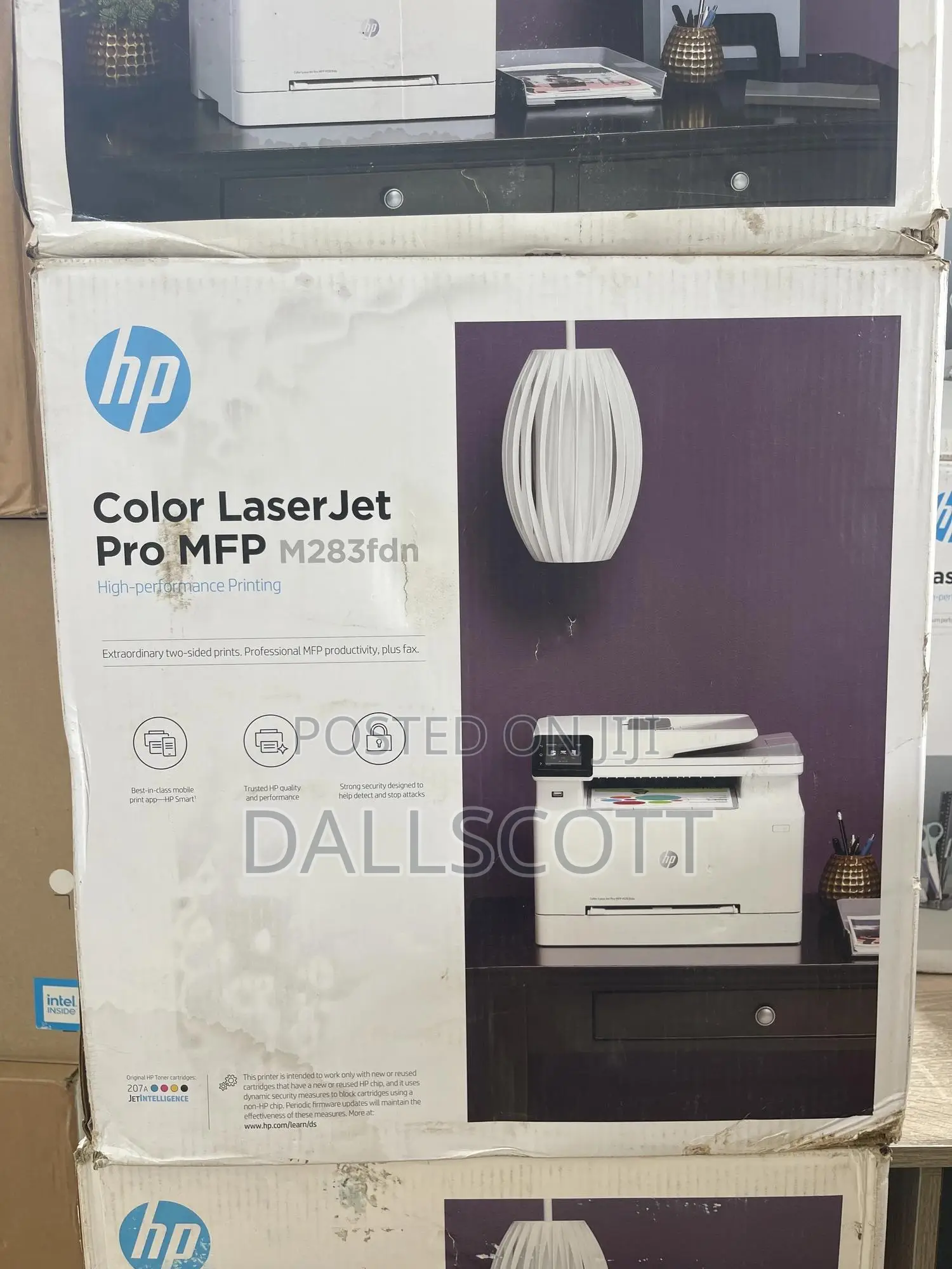 HP Color Laserjet Pro MFP M283fdn - Wireless, Color Printing Secure!