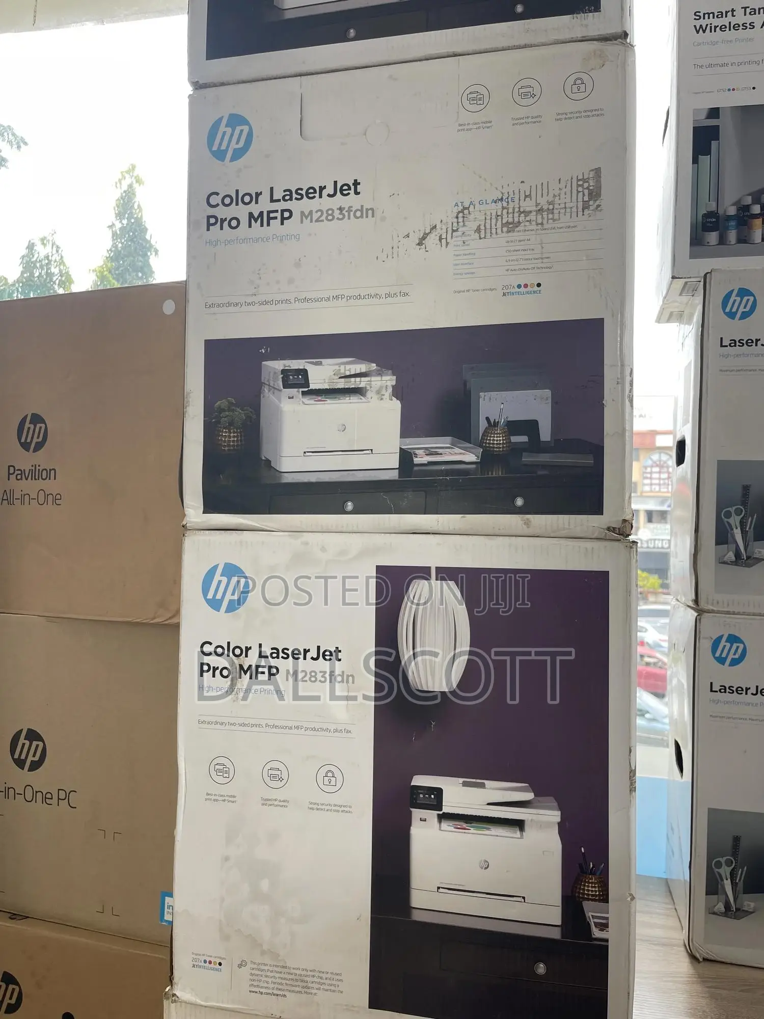 HP Color Laserjet Pro MFP M283fdn - Wireless, Color Printing Secure!
