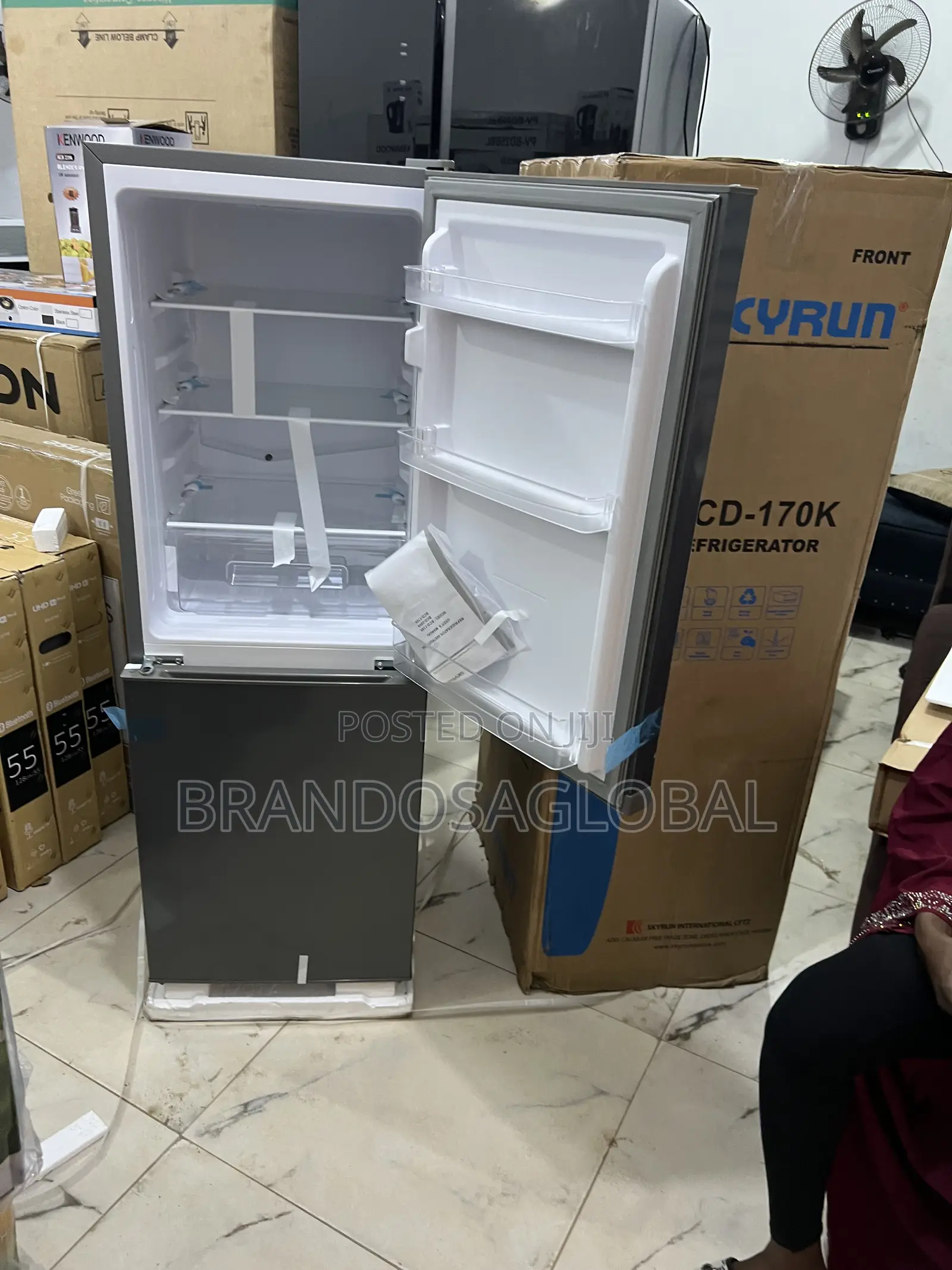 Next Gen Skyrun Refrigerator 170l Double Door (Bcd-)
