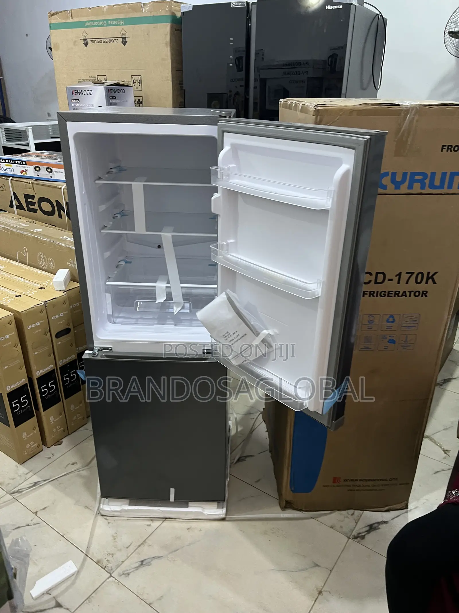 Convertible Skyrun Refrigerator 170l Double Door (Bcd-)
