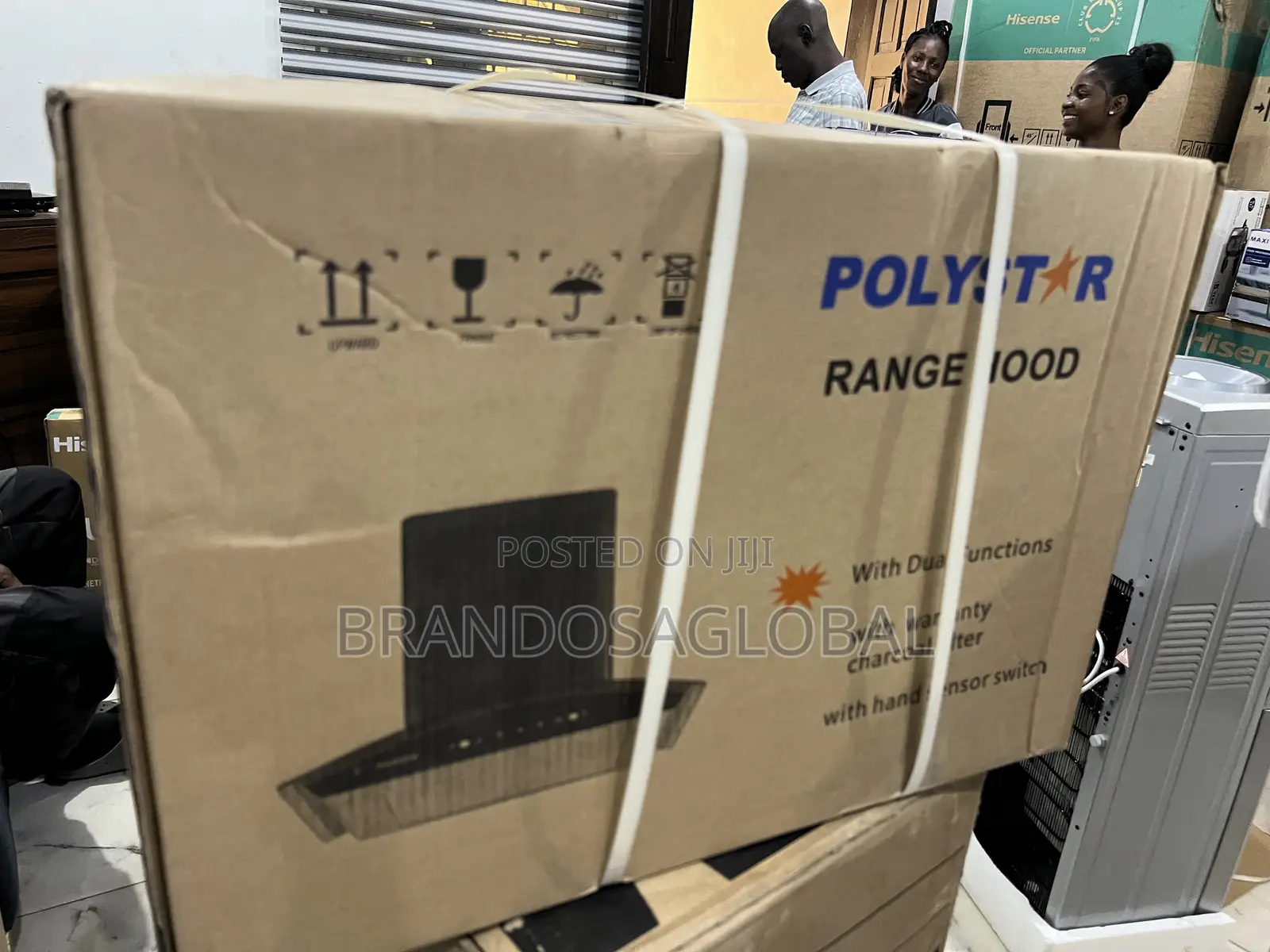 Polystar 60cm Kitchen Hood Pv-6009bd – Quiet Motor