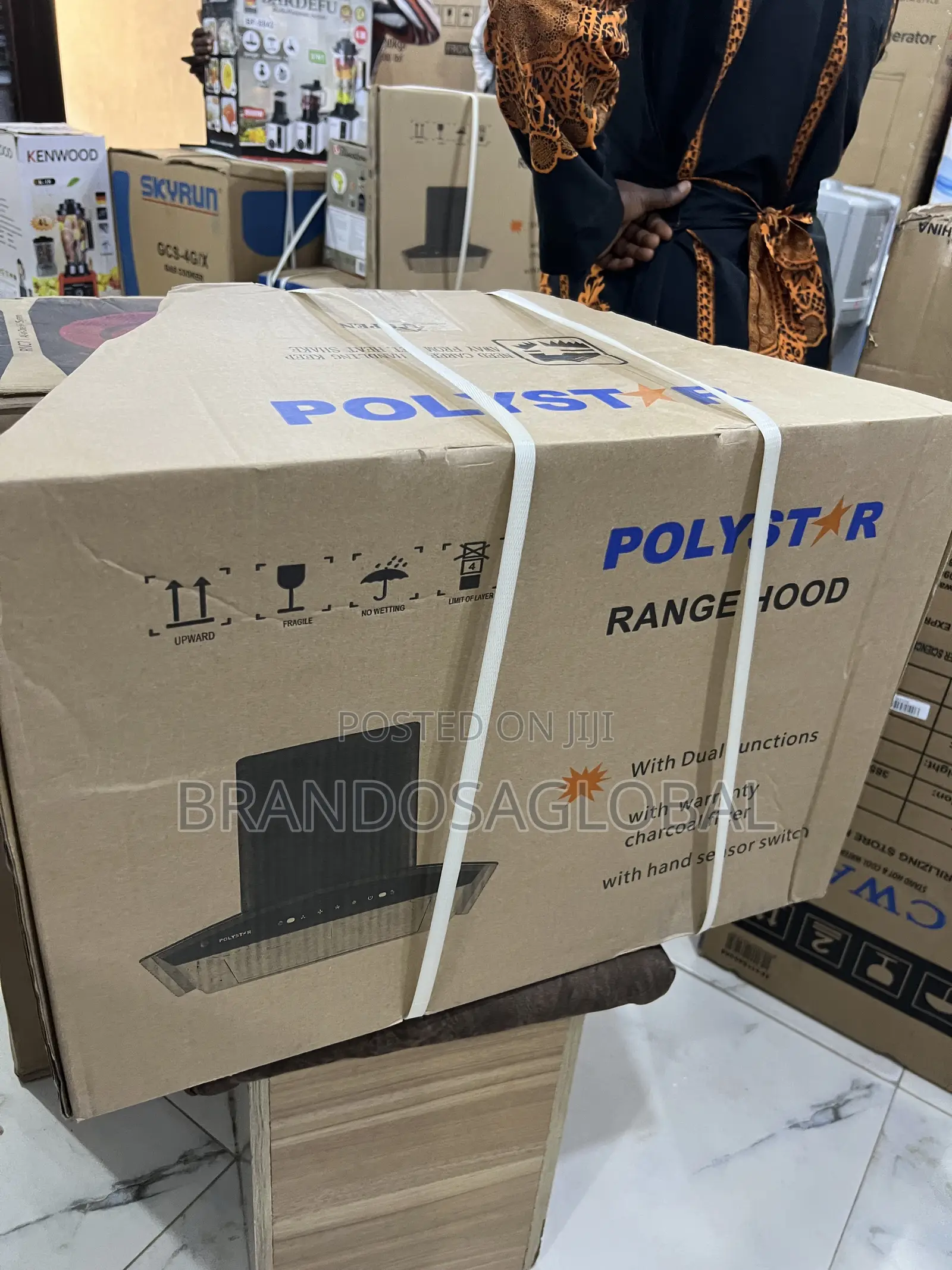 Polystar 60cm Range Hood Pv-6009bd – Heavy Duty