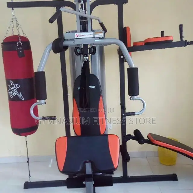 3 Station Home Gym With Accessories