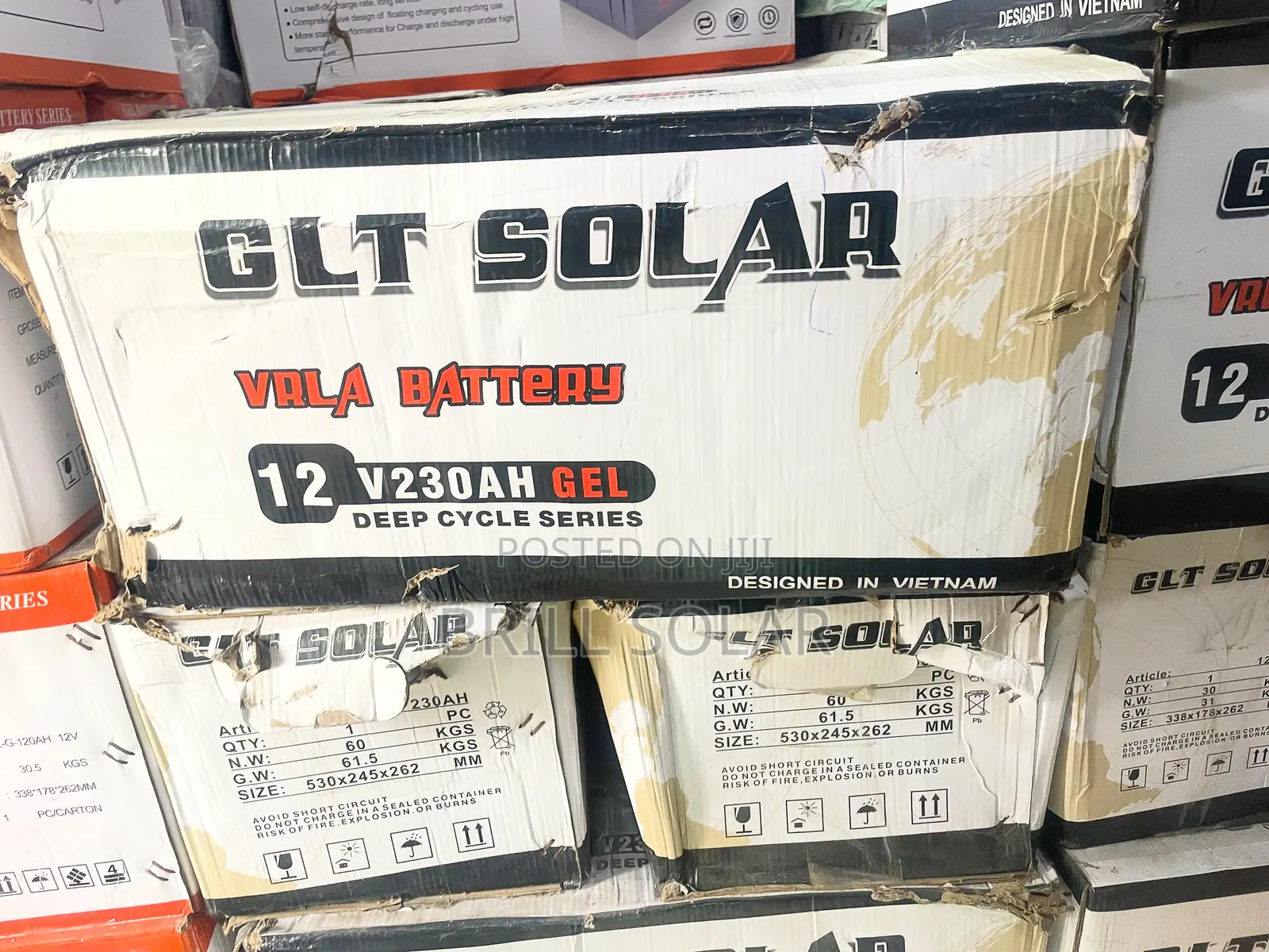 12v-230ah GLT Solar Gel Battery