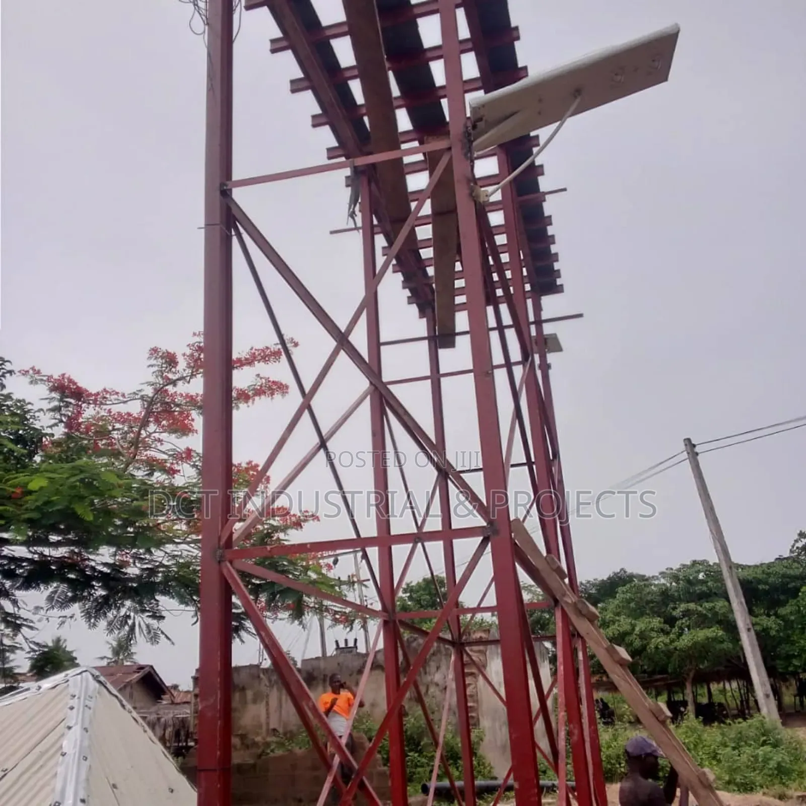 Water Tank Stanchion / Tank Scaffold Construction