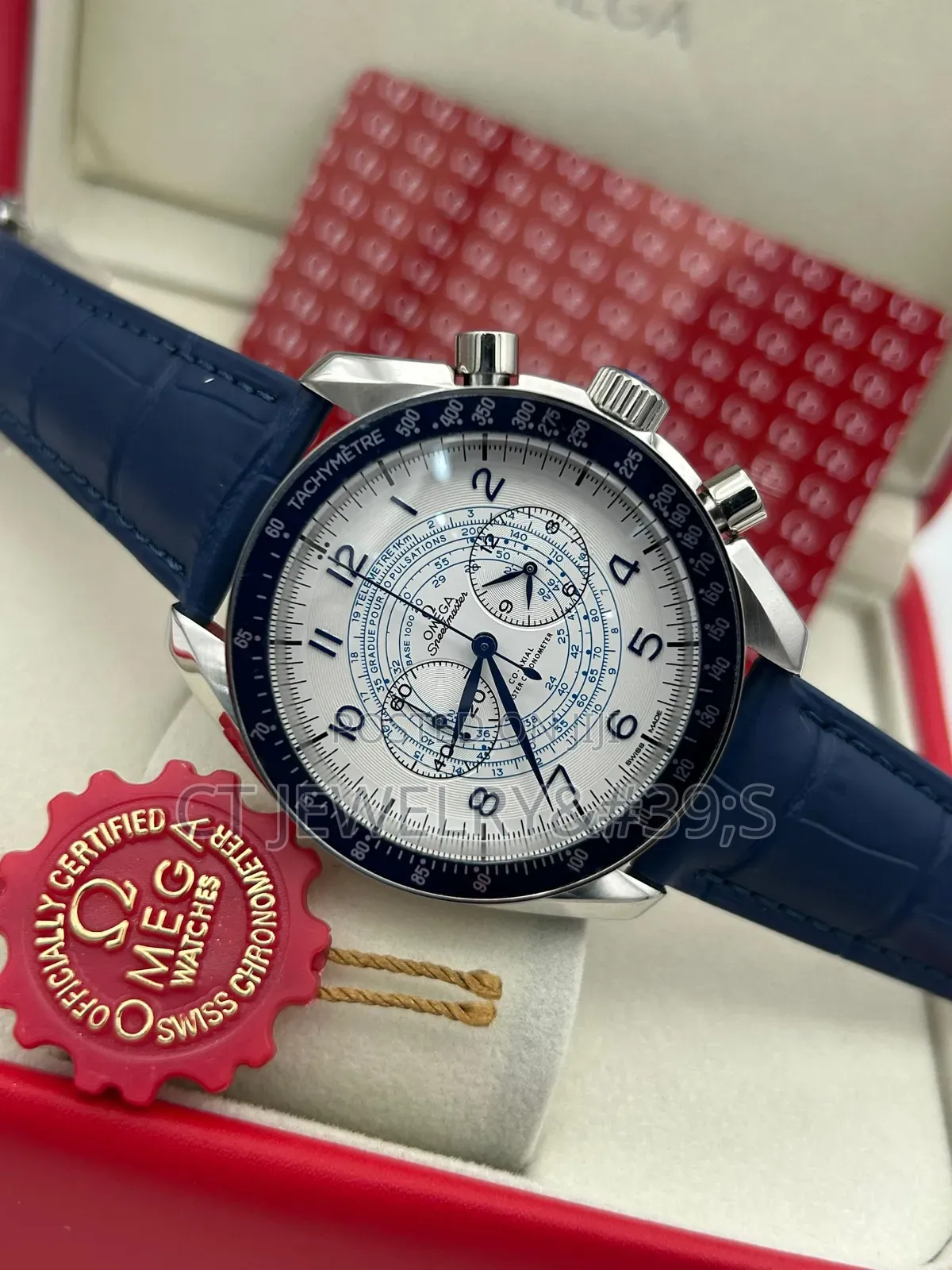 High Grade Aaa Watch Omega Chronograph Genuine Leather Battery π