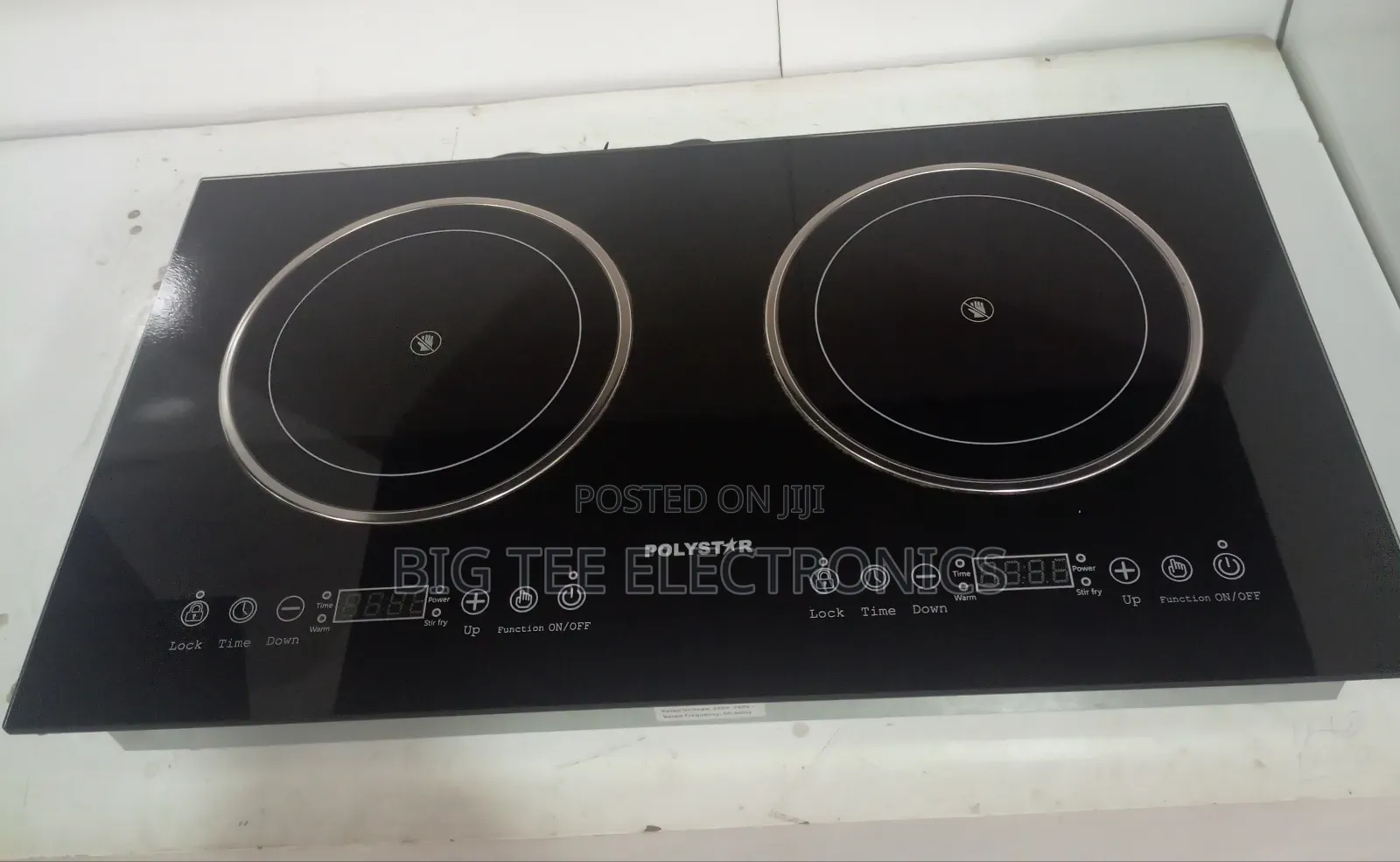 Polystar Inbuilt Electric Cooker 2burners