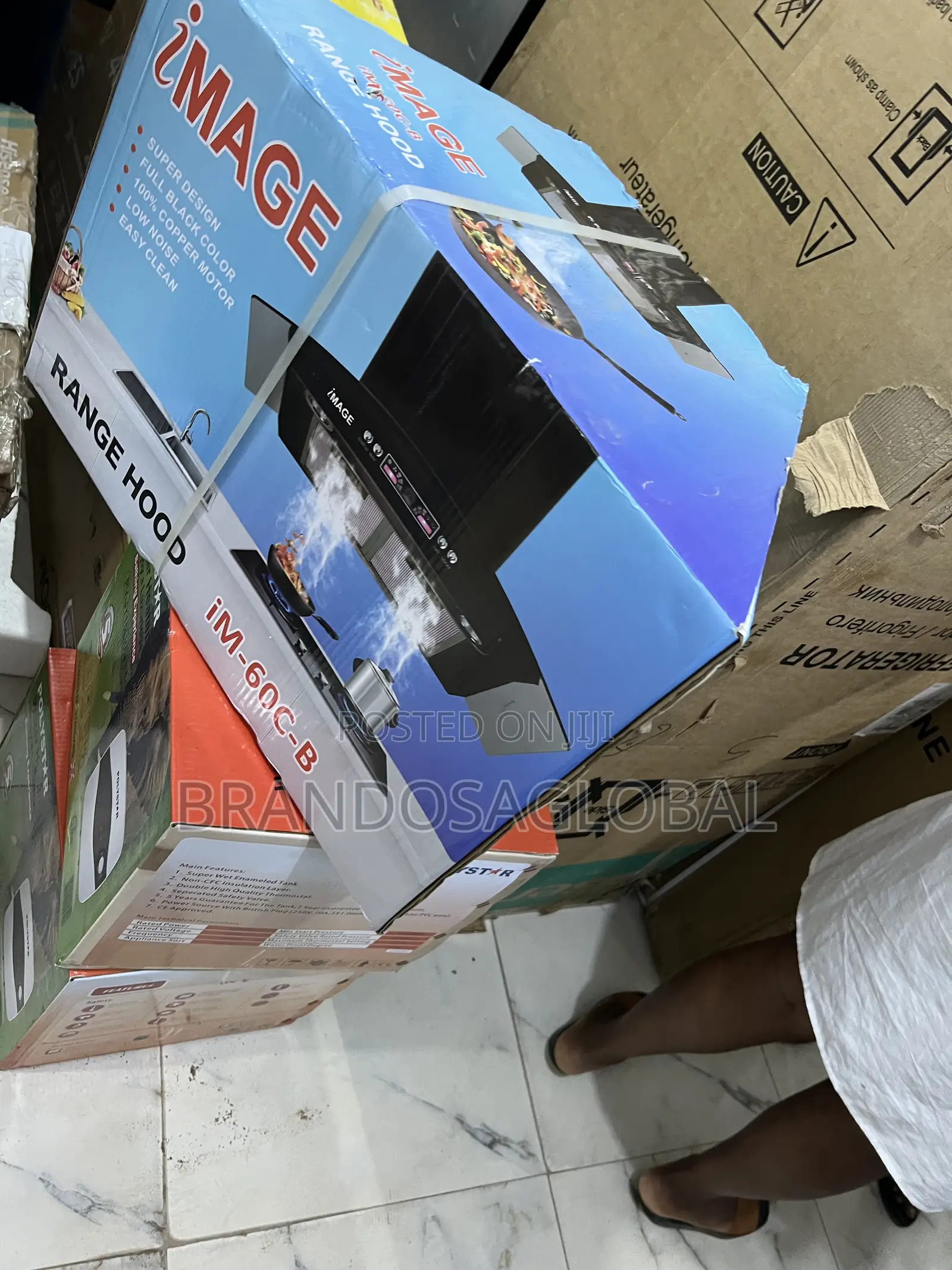 Image 60cm Chimney Hood Im60c-B – Modern Design