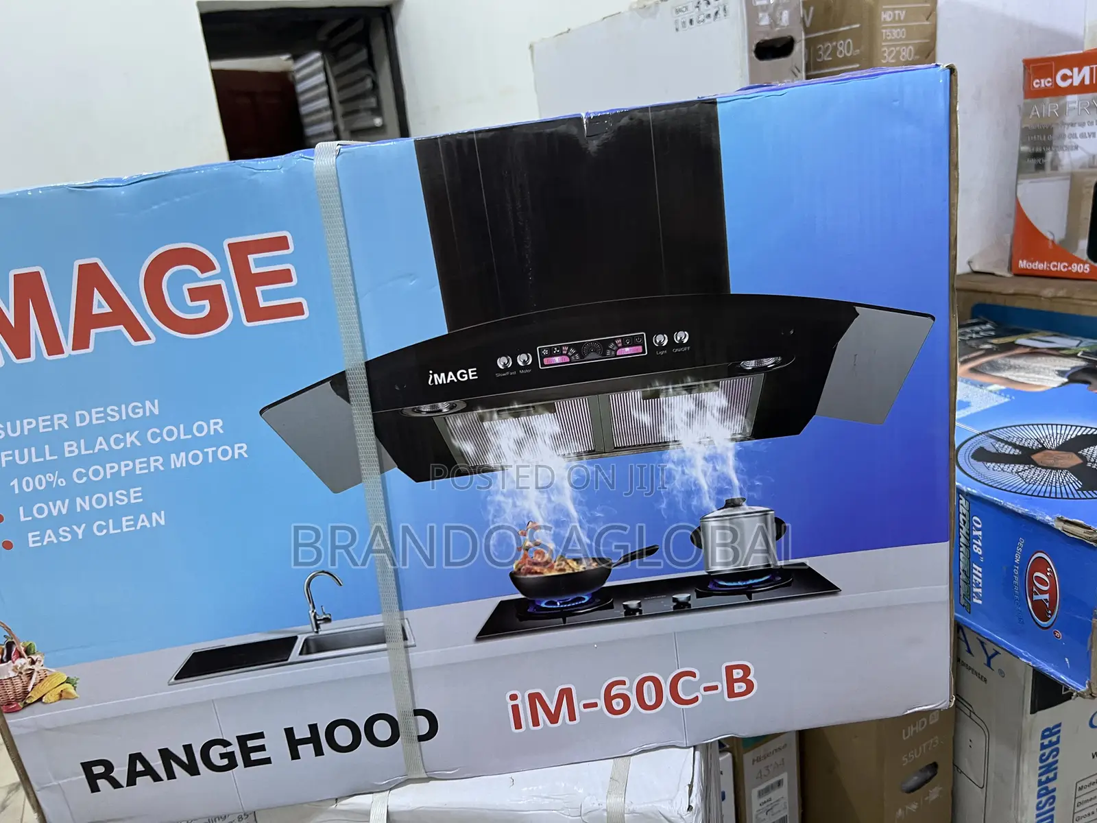 Brand New Image Im60c-B Range Hood – Modern Style