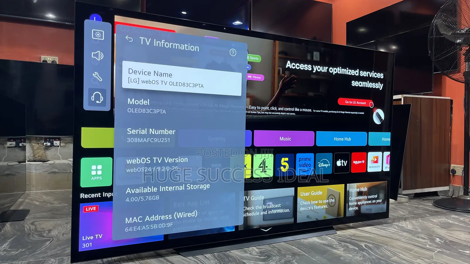 Lg Oled Evo 83 Inch C3 Series Smart 4k Ultra Hd Hdr (2023 Edition)