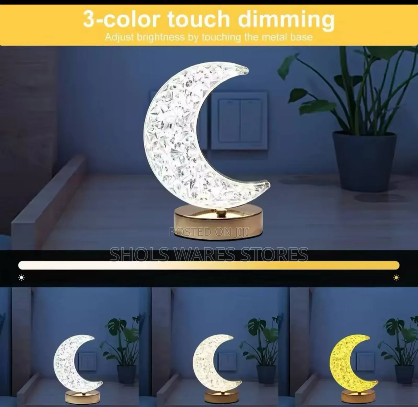 Acrylic Crystal Bedside Table Lamps