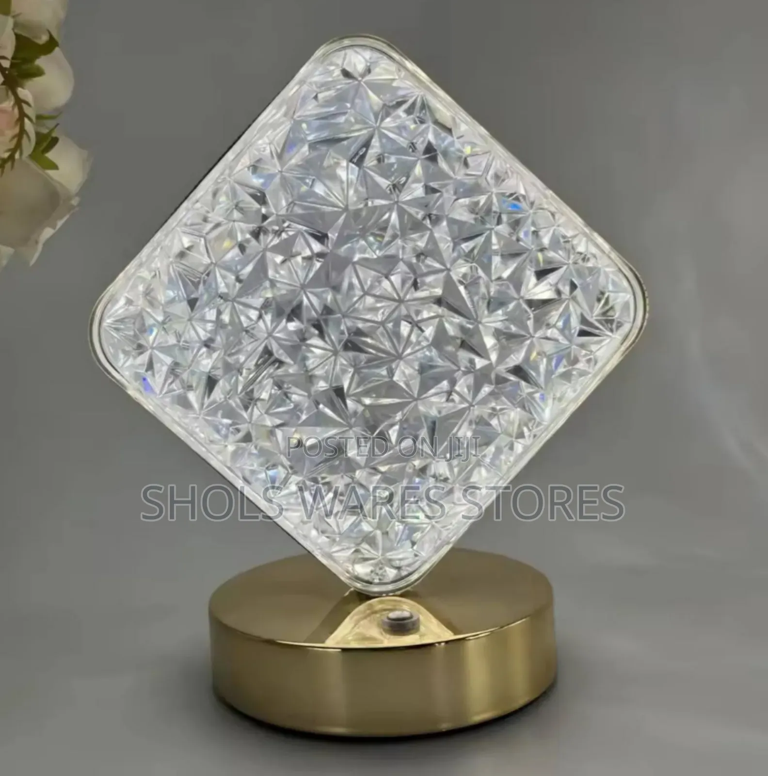 Acrylic Crystal Bedside Table Lamps