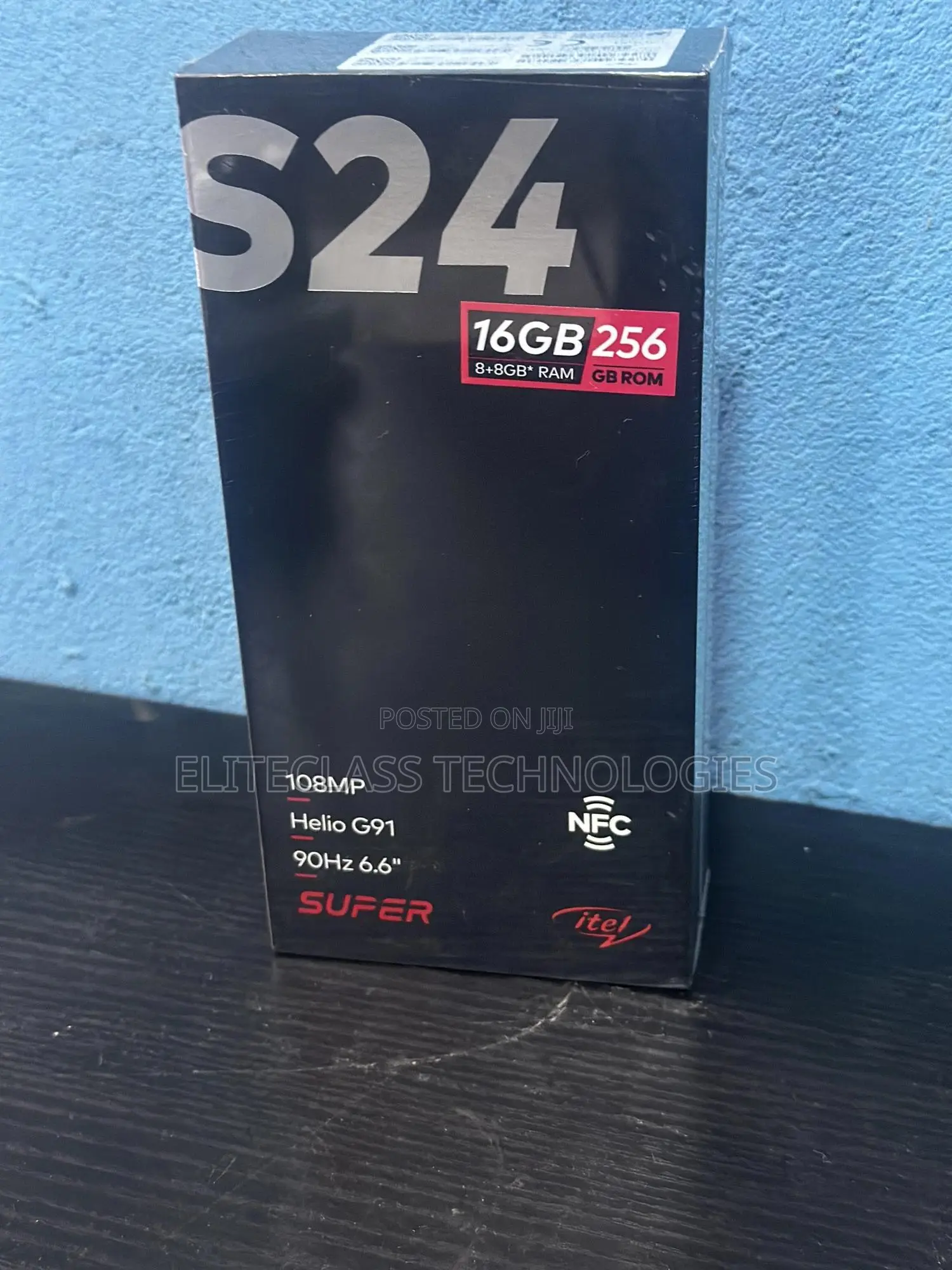 New Itel S24 256 GB Black