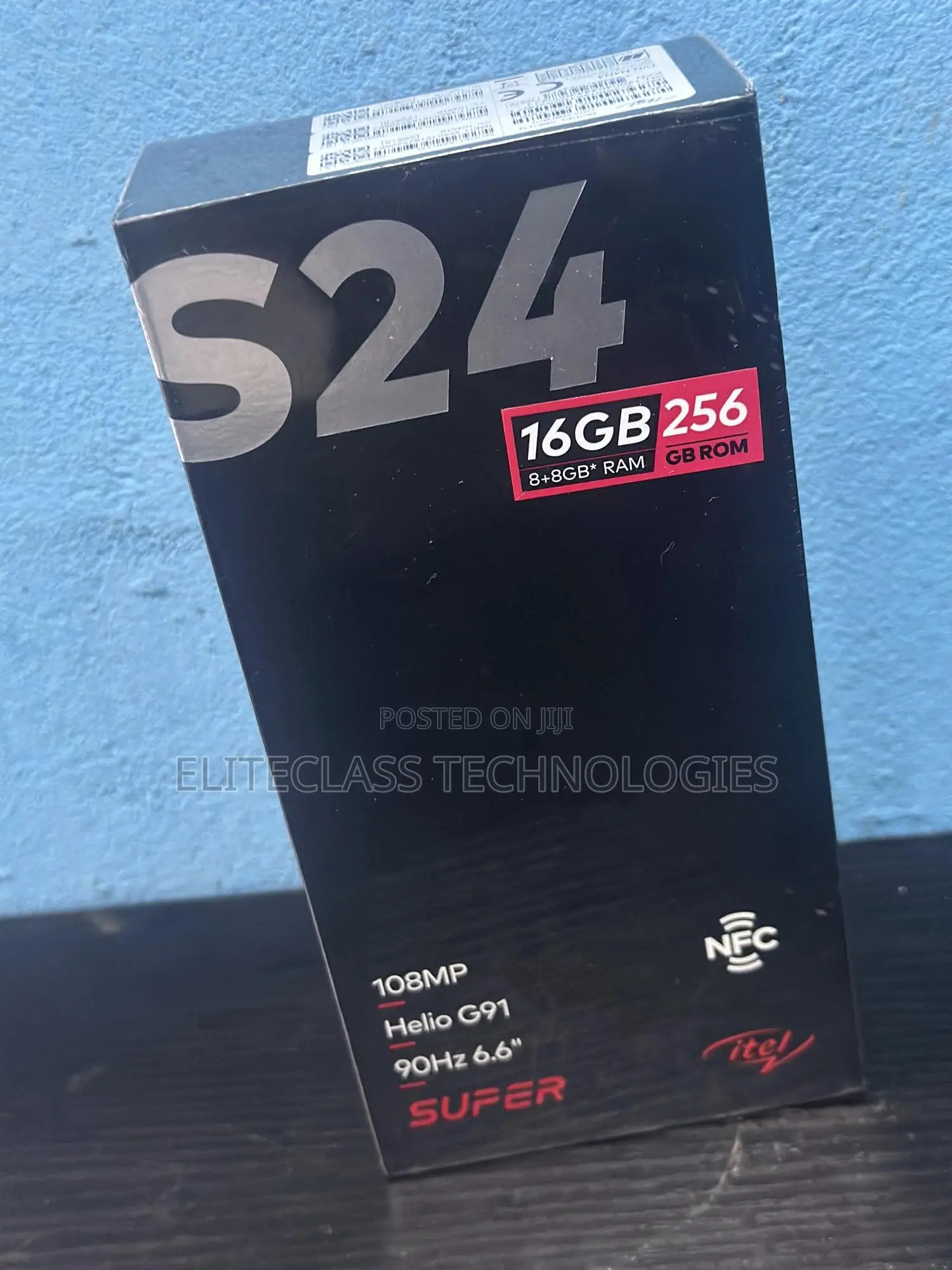 New Itel S24 256 GB Black
