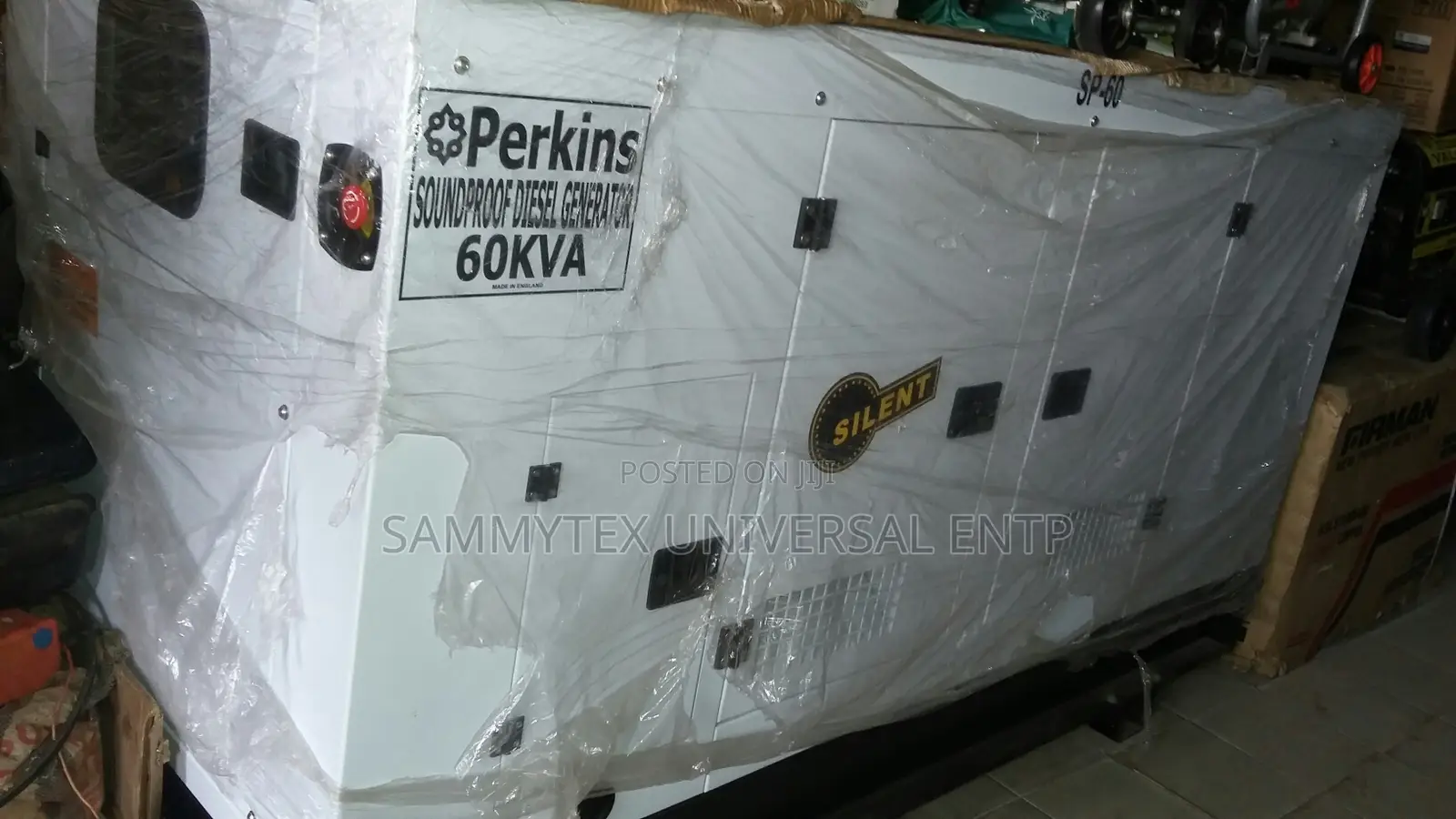 Brand New Perkins 60kva Soundproof Gen With 2years Warranty