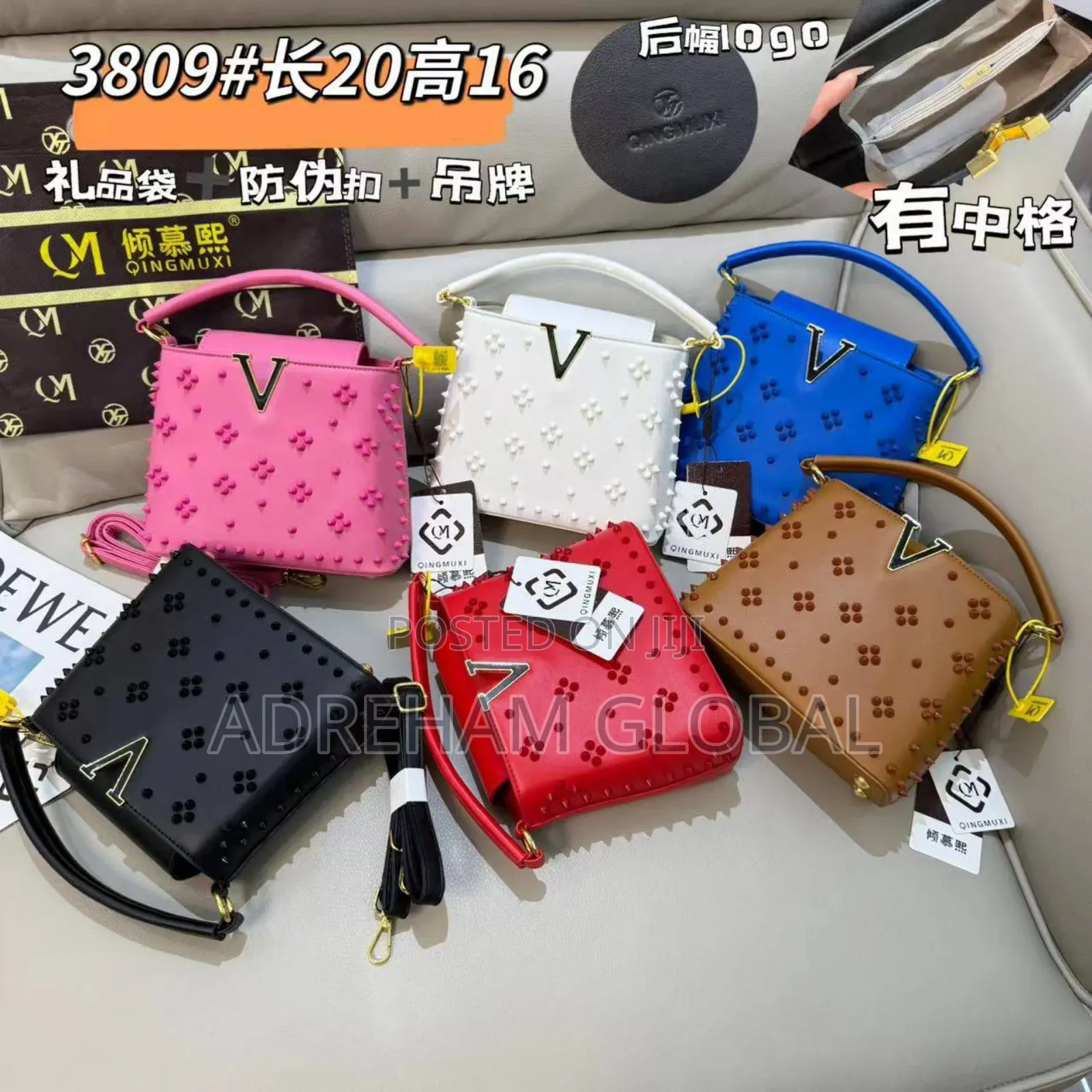 Quality v Design Leather Handbag