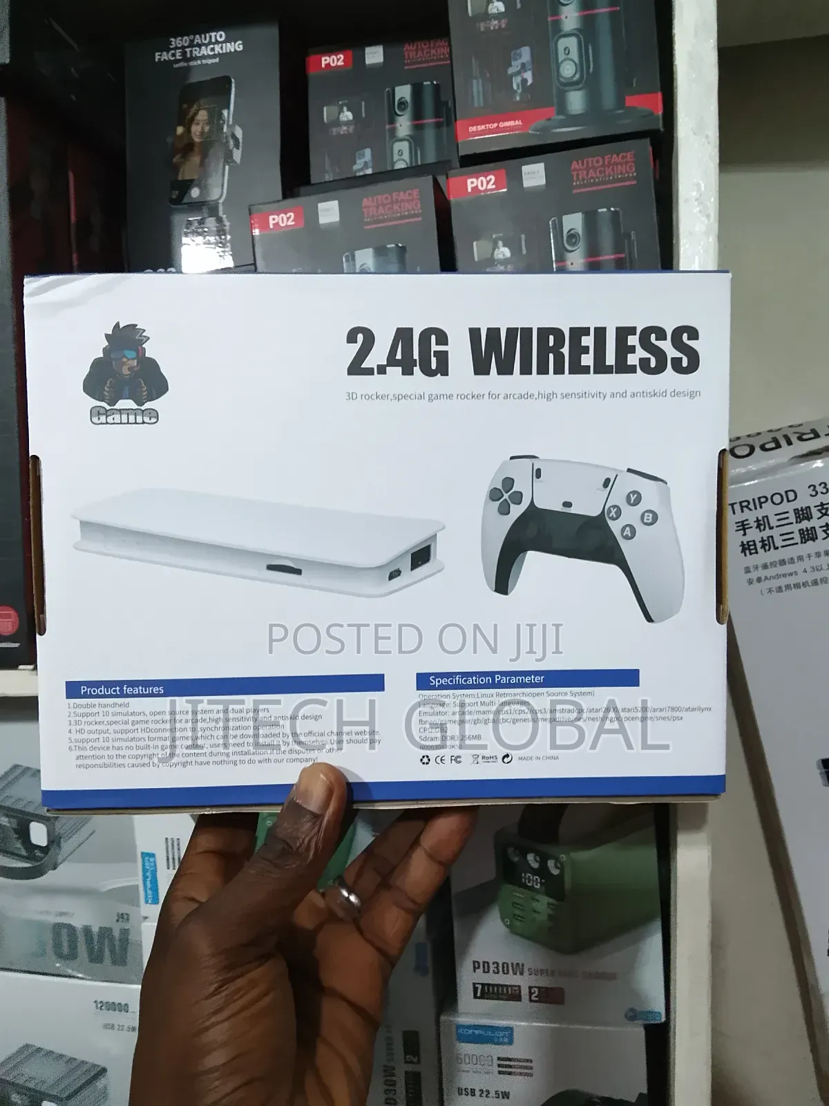 Wireless Retro Game Console With 64gb