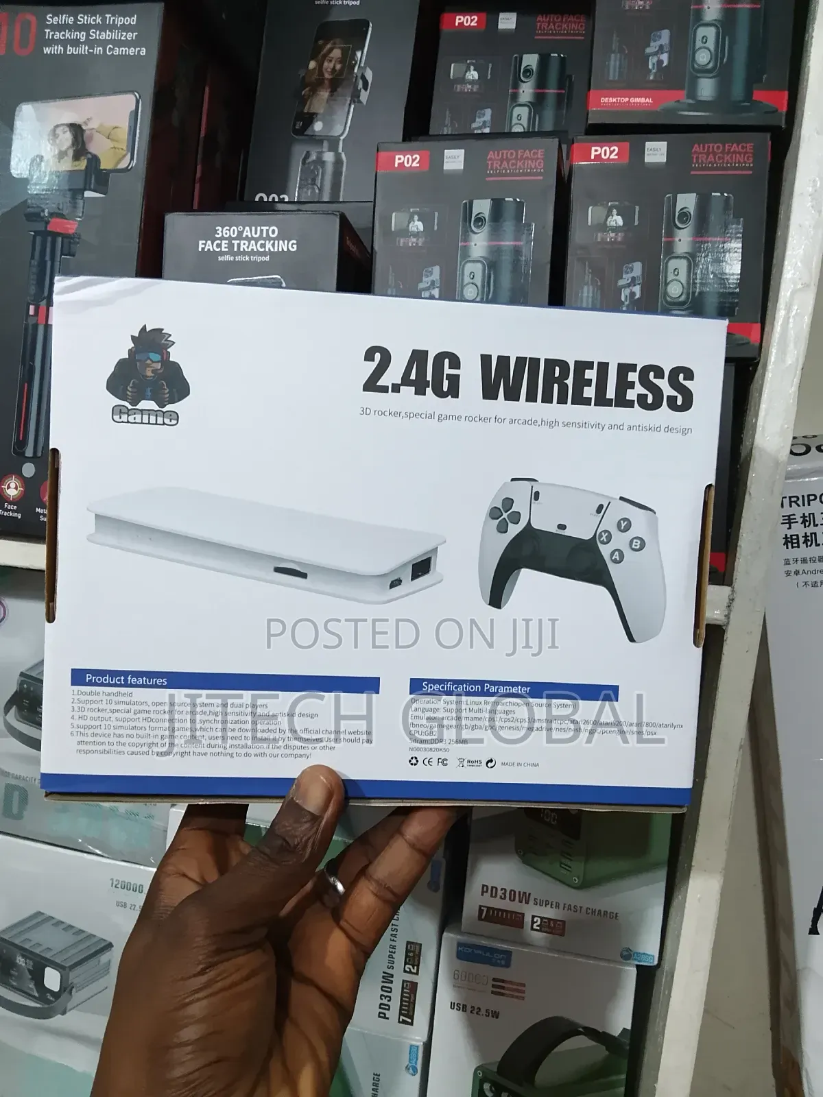 Wireless Retro Game Console With 64gb