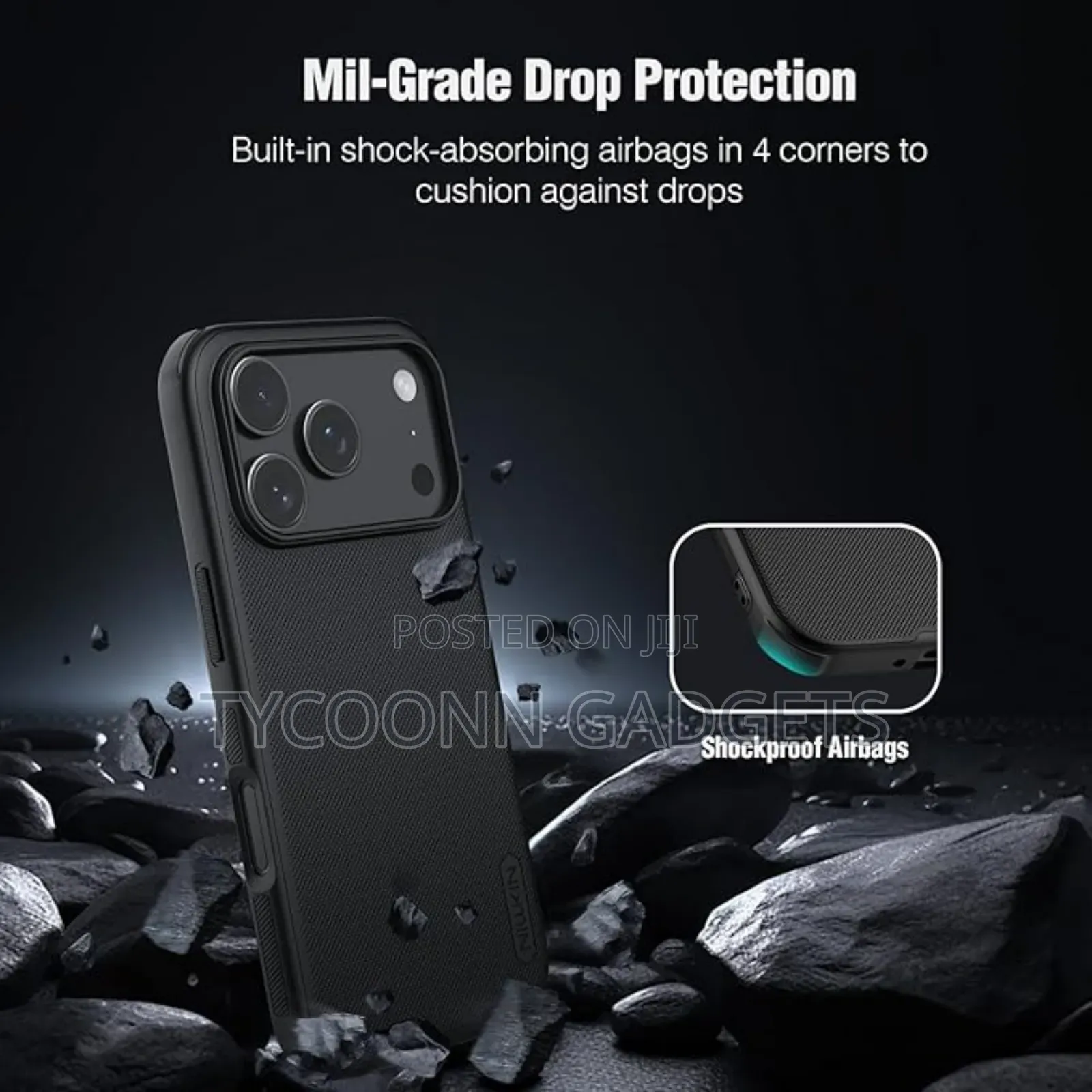 Nillkin Frosted Shield Case for iPhone 17 Pro Max With Magsafe