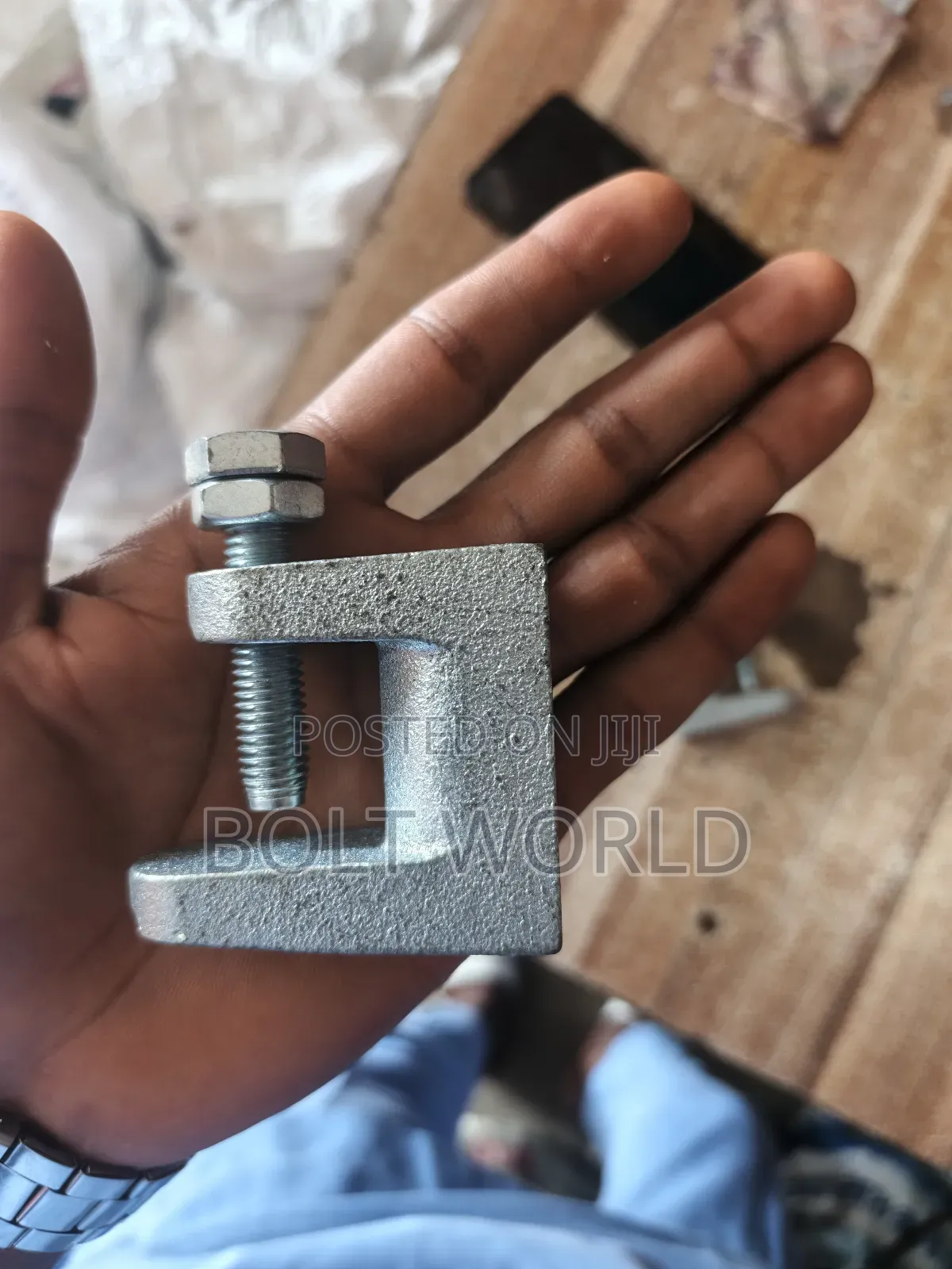 Beam Clamp Used in Building of Warehouse