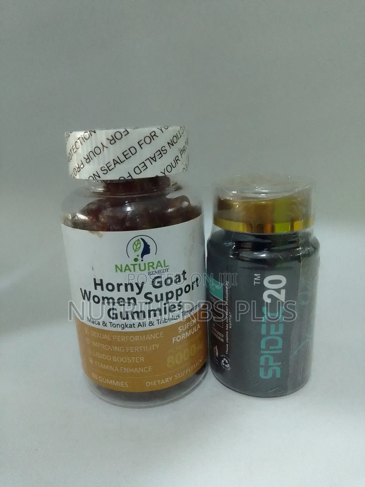 Horny Goat Women Support Gummies+Spidex 20:For Women's Libido Boosting
