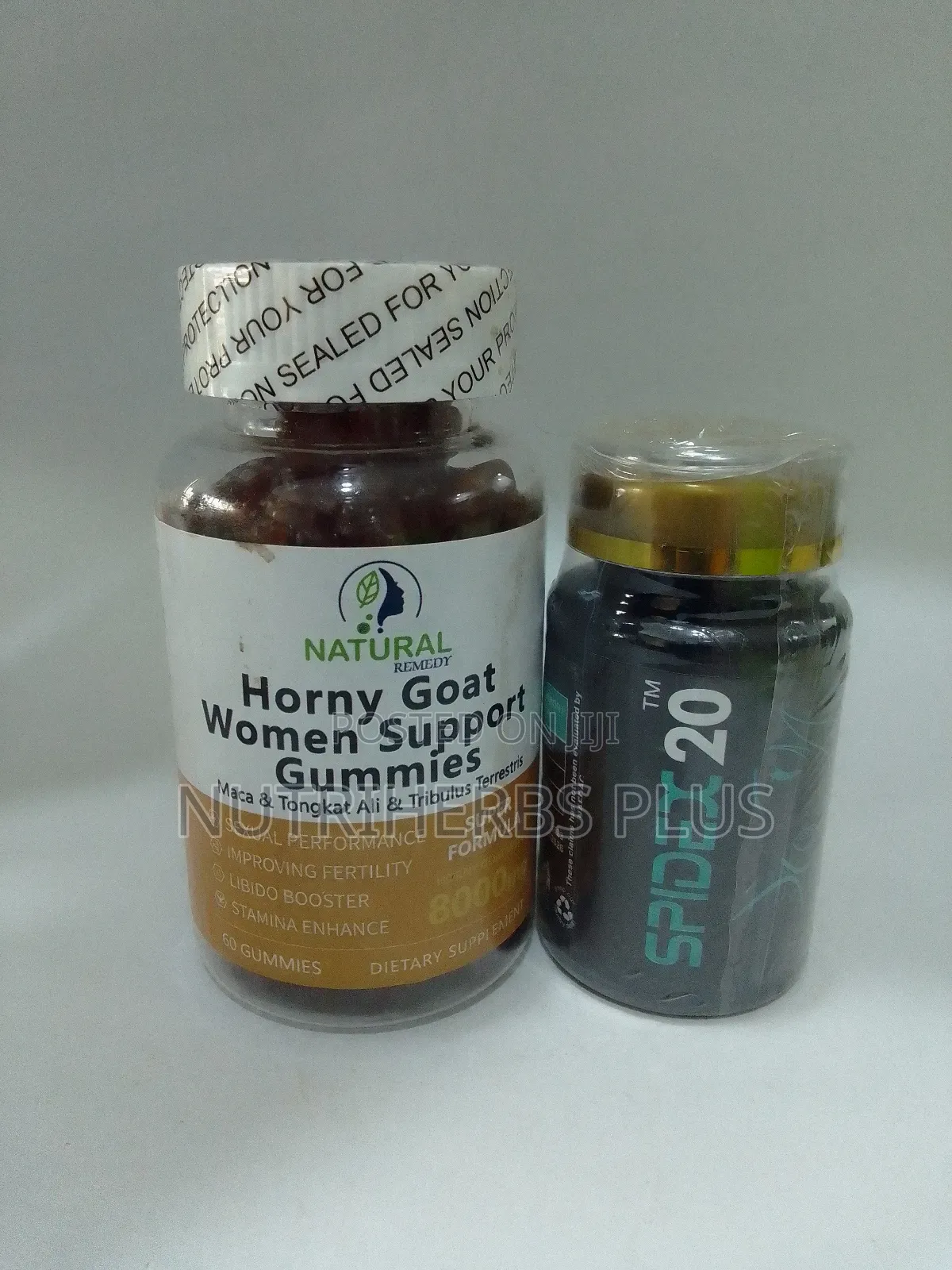 Horny Goat Women Support Gummies+Spidex 20:For Women's Libido Boosting