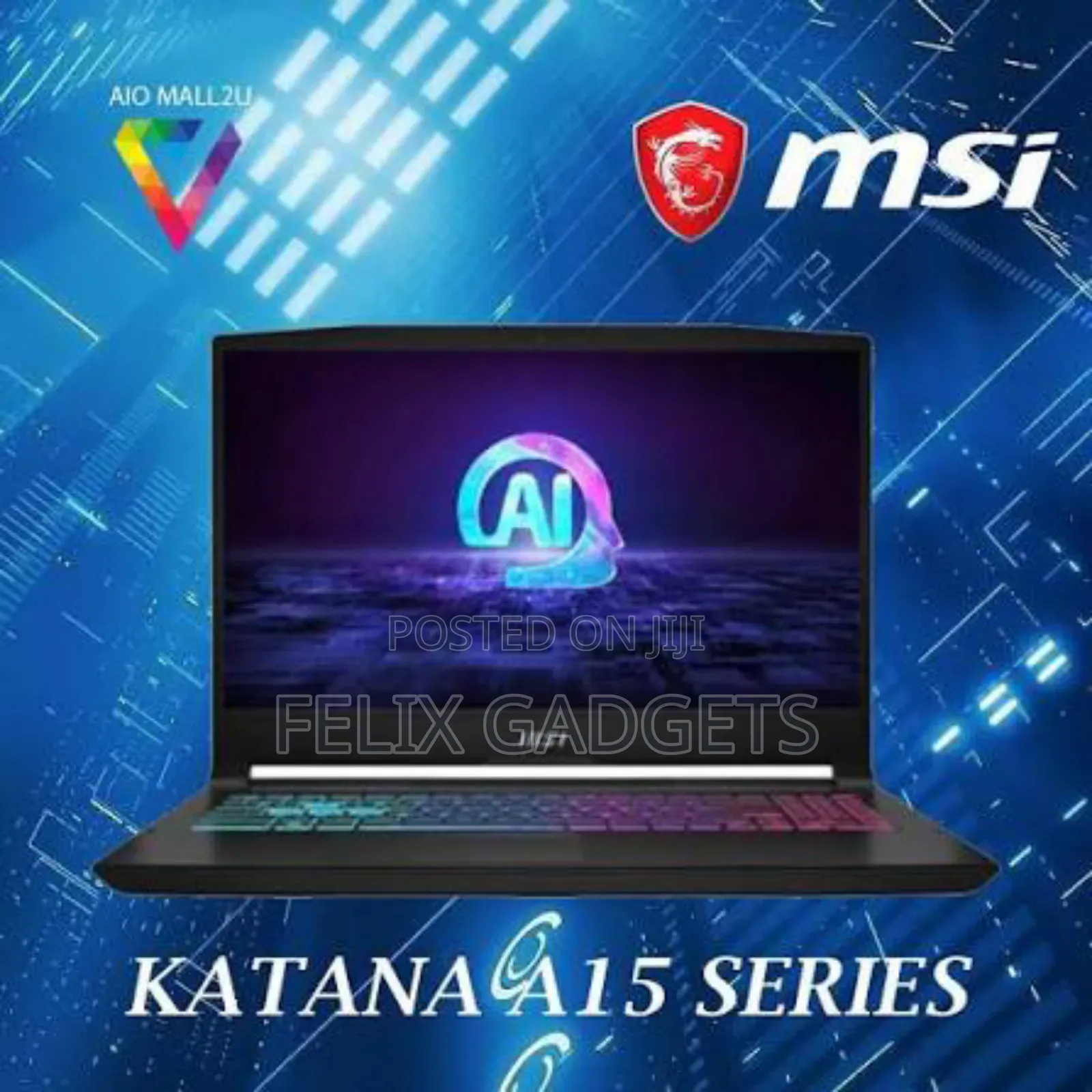 New Laptop MSI Katana 15 32GB AMD Ryzen 7 SSD 1T