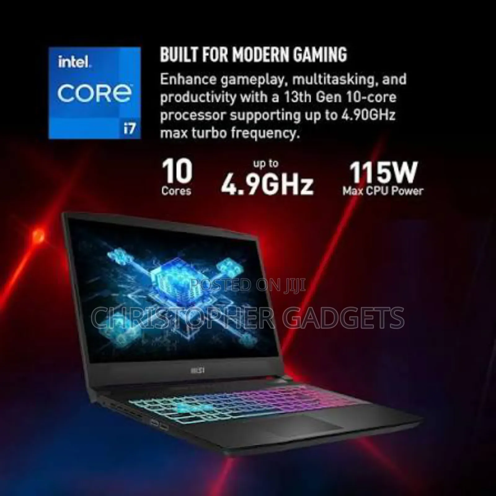 New Laptop MSI Katana 15 32GB AMD Ryzen 7 SSD 1T