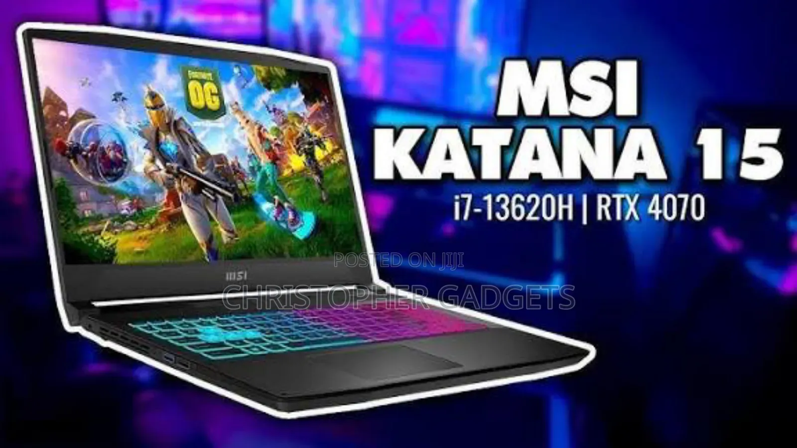 New Laptop MSI Katana 15 16GB Intel Core I7 SSD 512GB