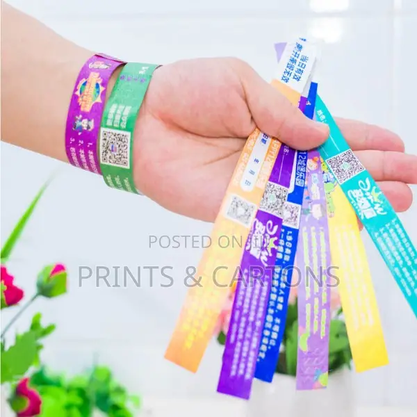 Printed Paper Wristband for Concerts